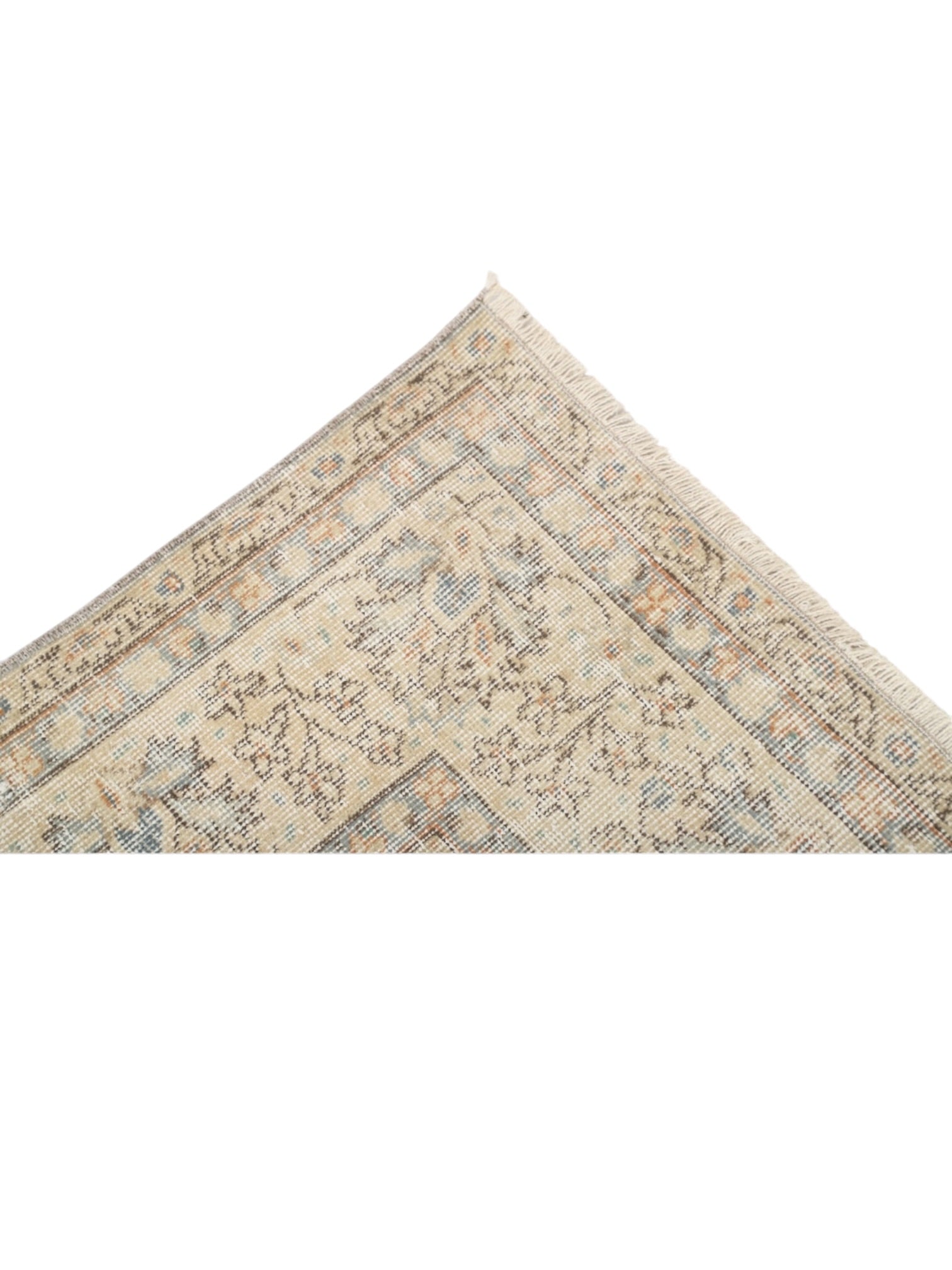 Vintage Turkish Rug - Faded Meadow Oushak (313cm x 207cm)