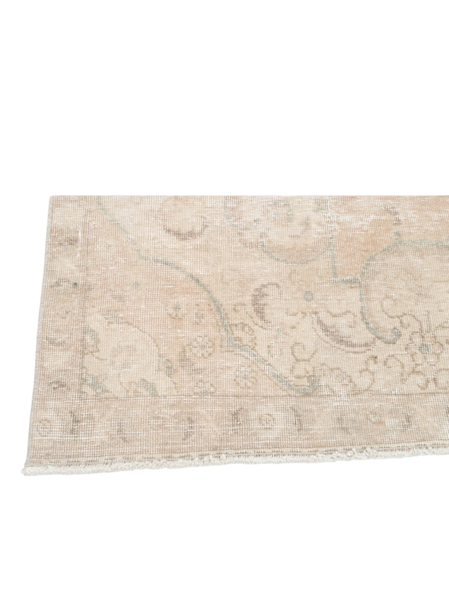 Vintage Turkish Rug - Faded Blossom Oushak (323cm x 216cm)