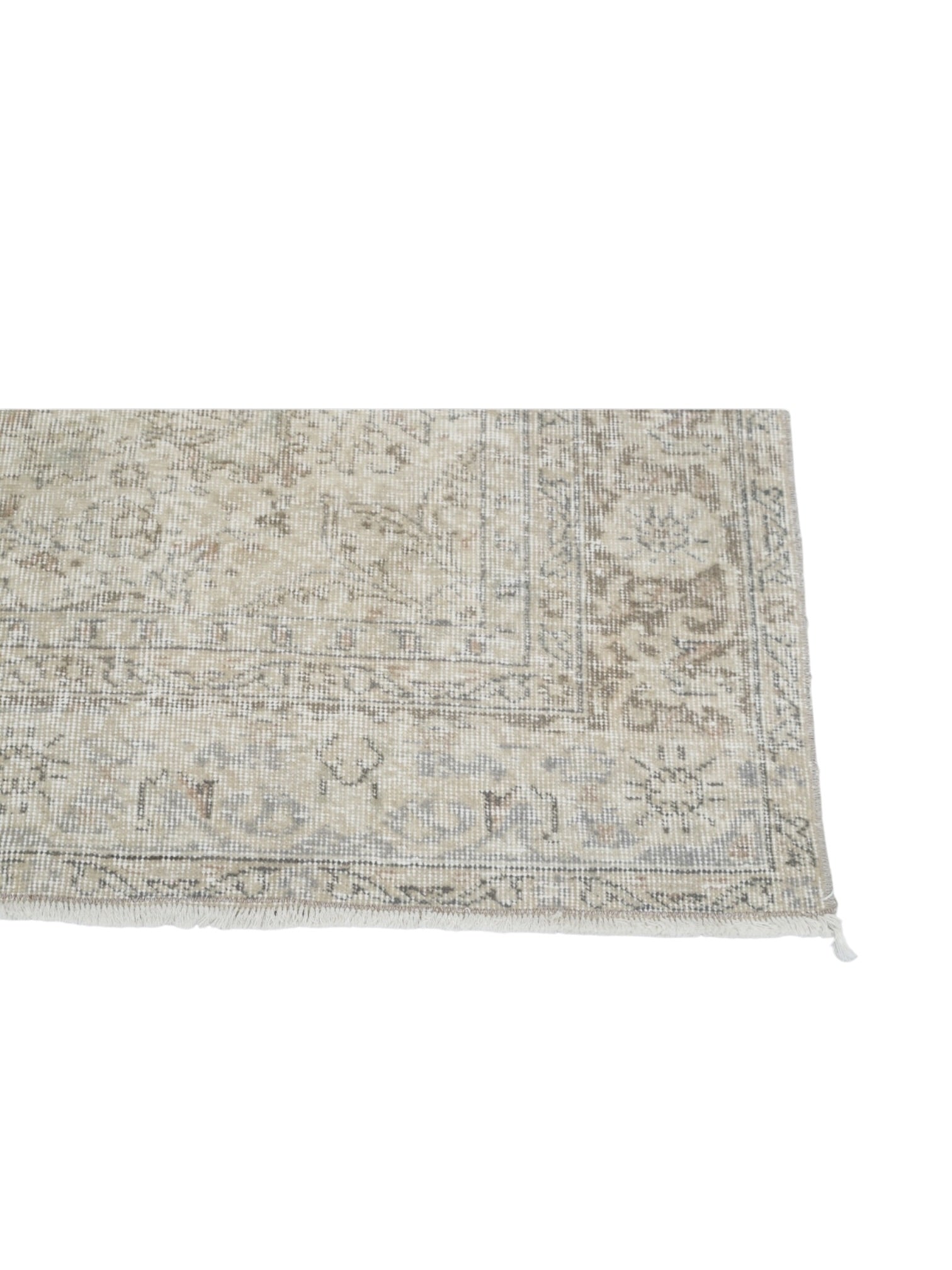 Vintage Turkish Rug - Ivory Bloom Oushak (290cm x 195cm)