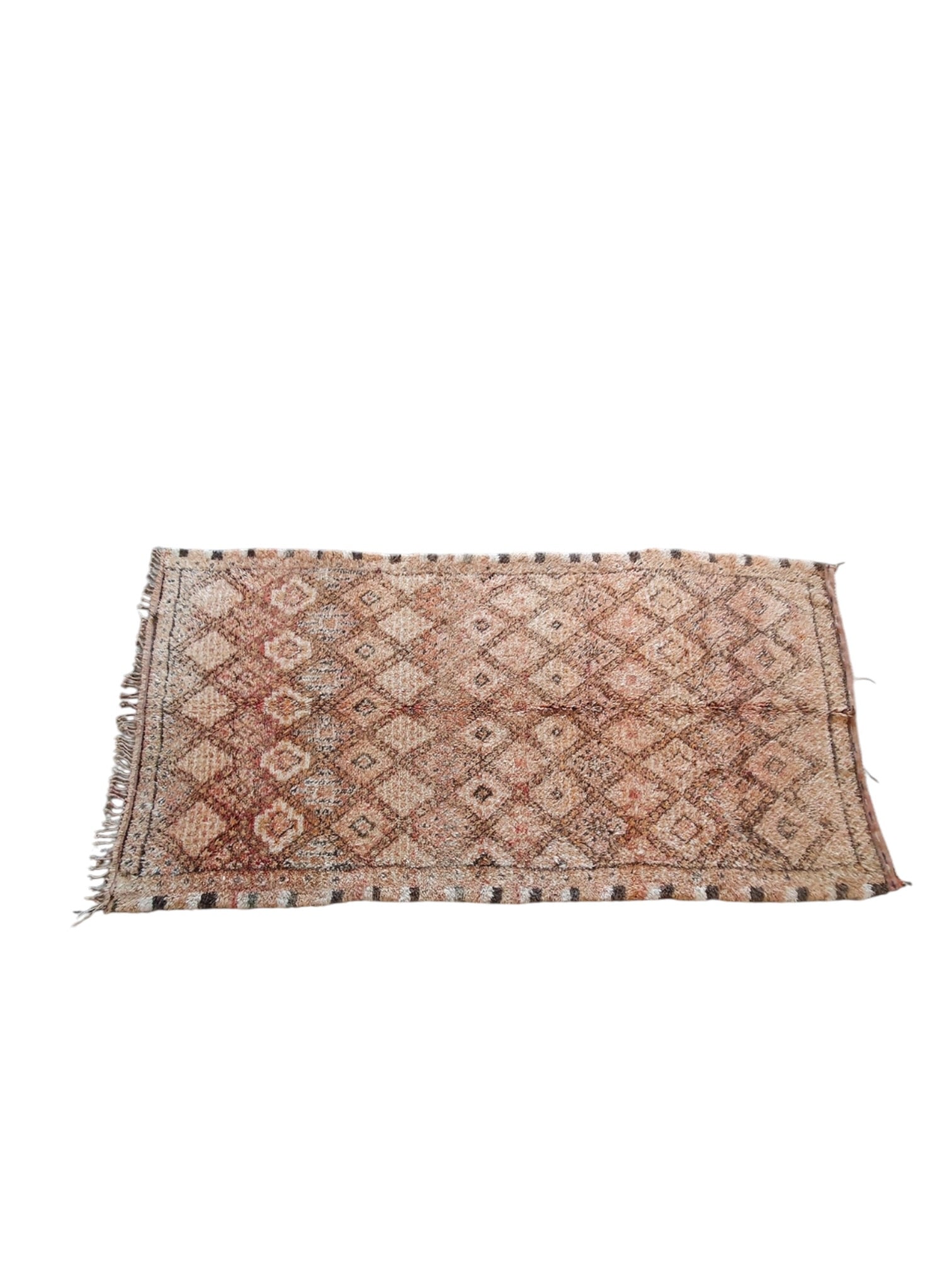Vintage Moroccan Beni Ourain Rug | 387cm x 193cm - Beni Rose