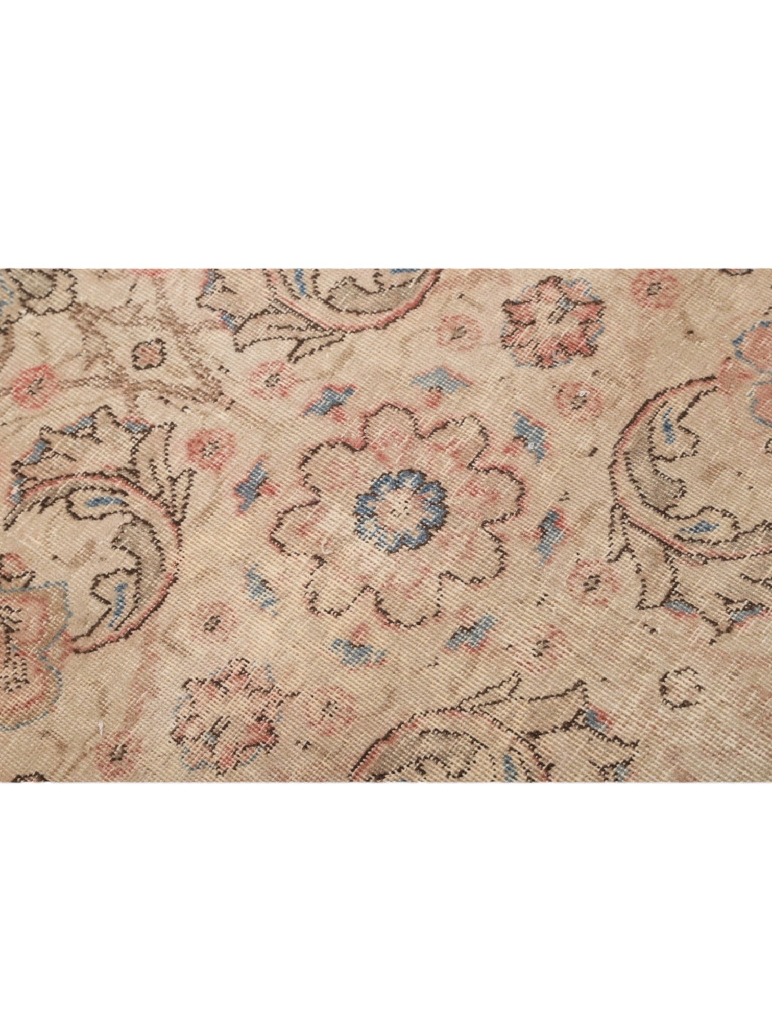 Rare 1950s Vintage Turkish Rug - Rosewater Gaden Oushak (378cm x 285cm)