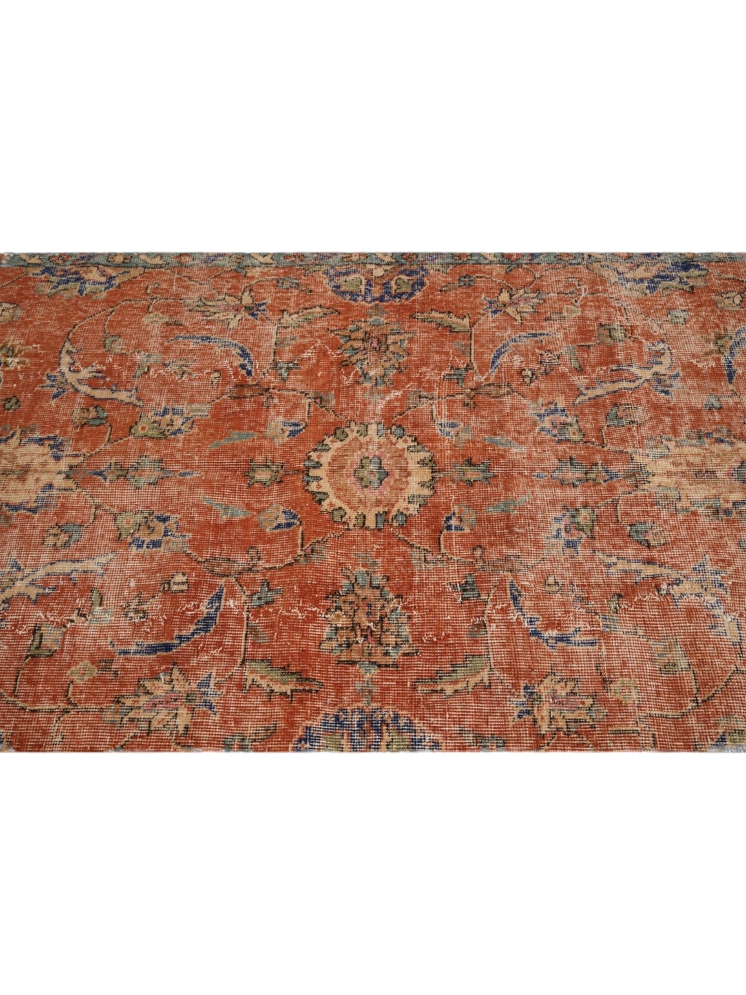 Vintage Turkish Rug - Terracotta Sol Oushak (247cm x 131cm)