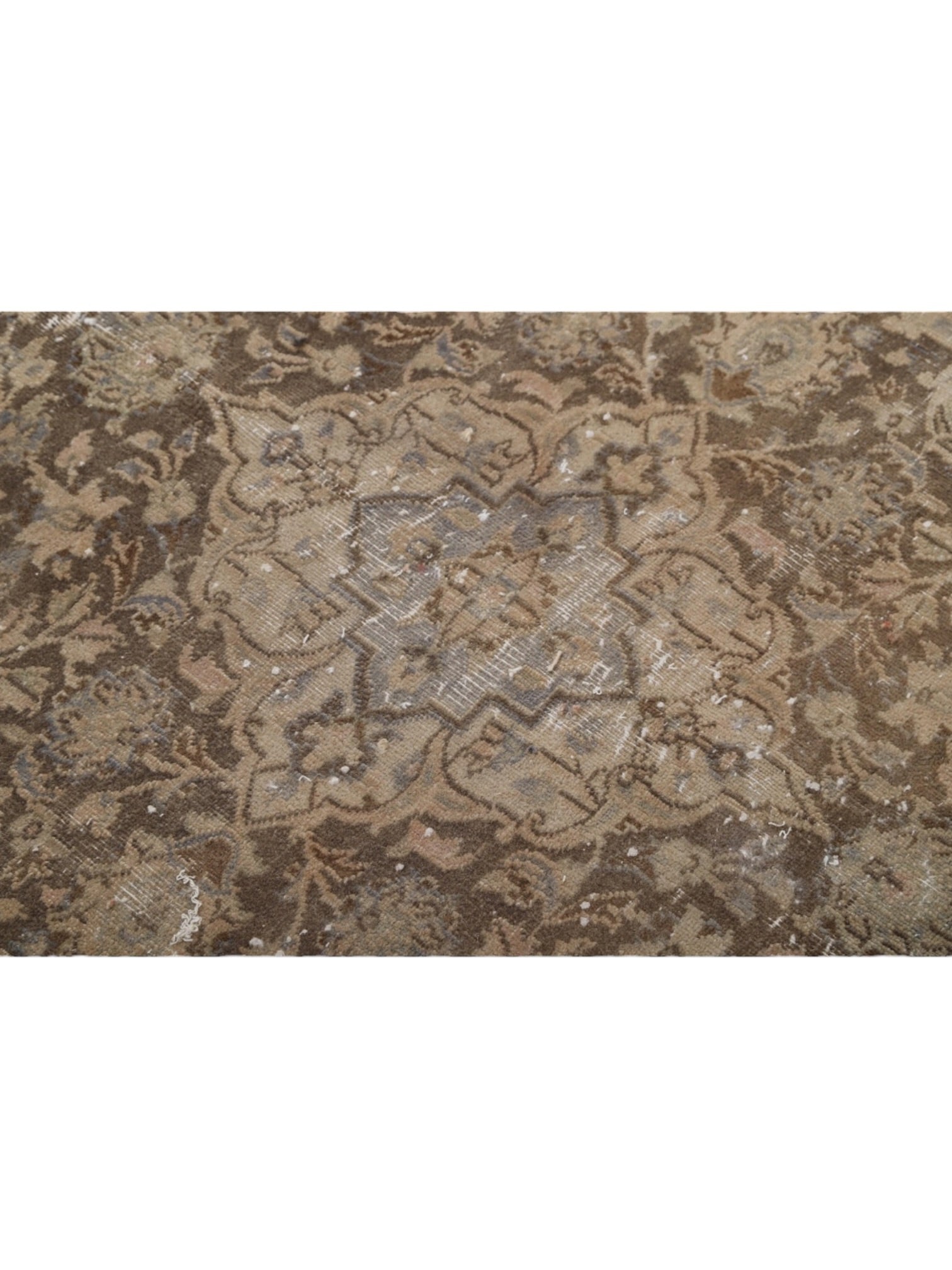 Rare 1960s Vintage Turkish Rug - Café Noisette Oushak (372cm x 298cm)