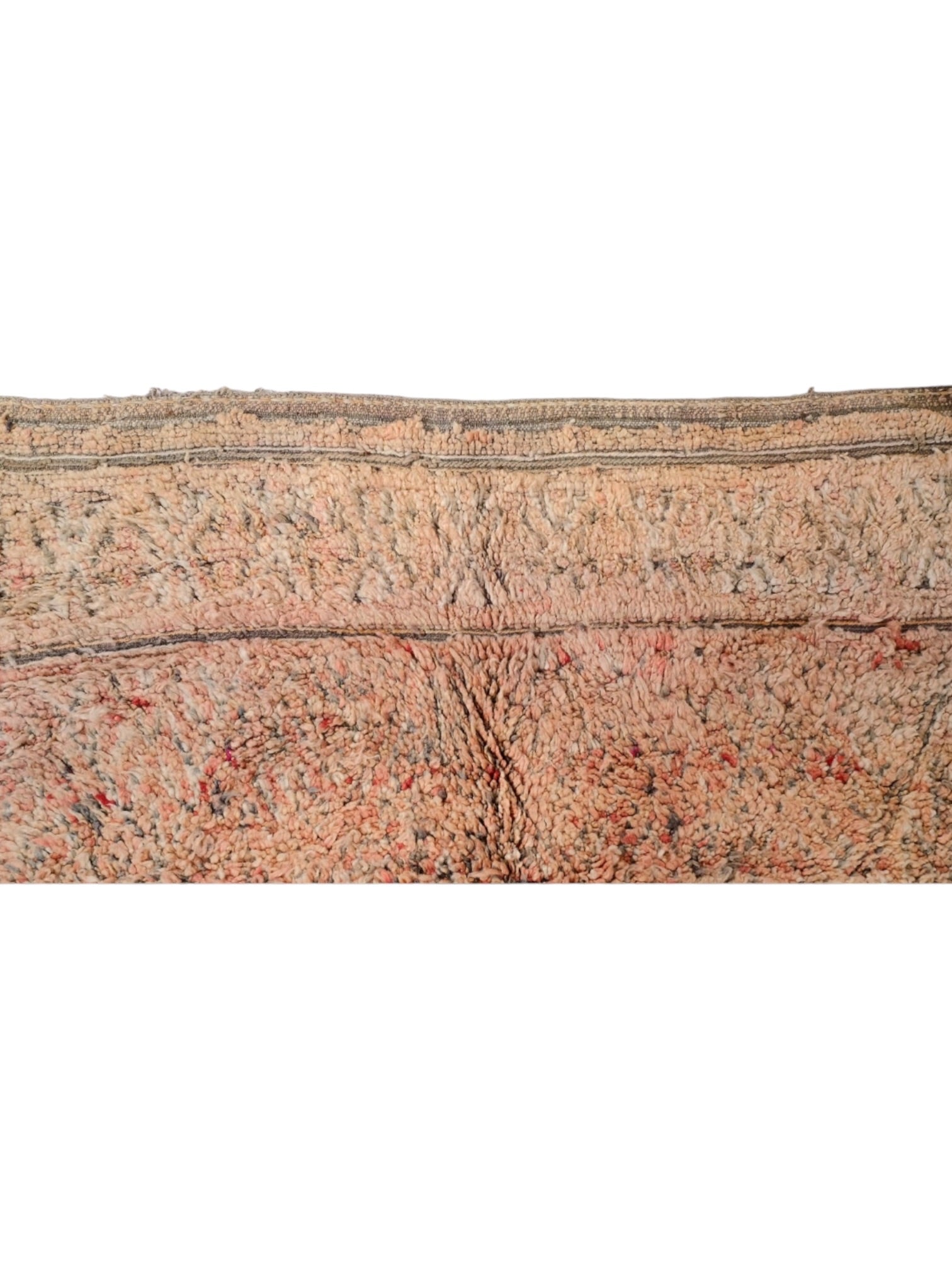 Vintage Moroccan Beni Mguild Rug | 281cm x 188cm - Pink Apricot