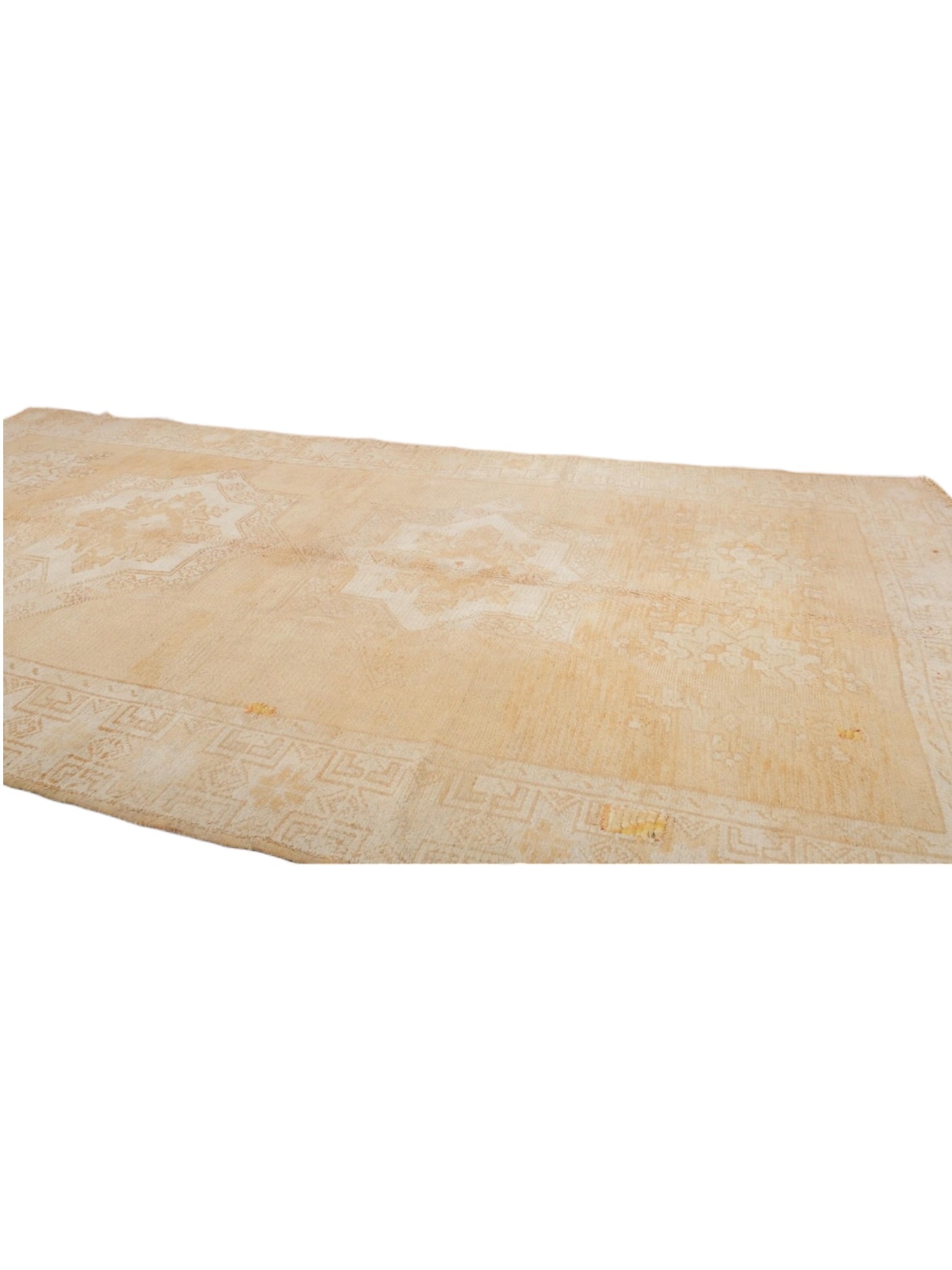 Rare Vintage Moroccan Rug | 375cm x 192cm - Golden Veil Boujaad