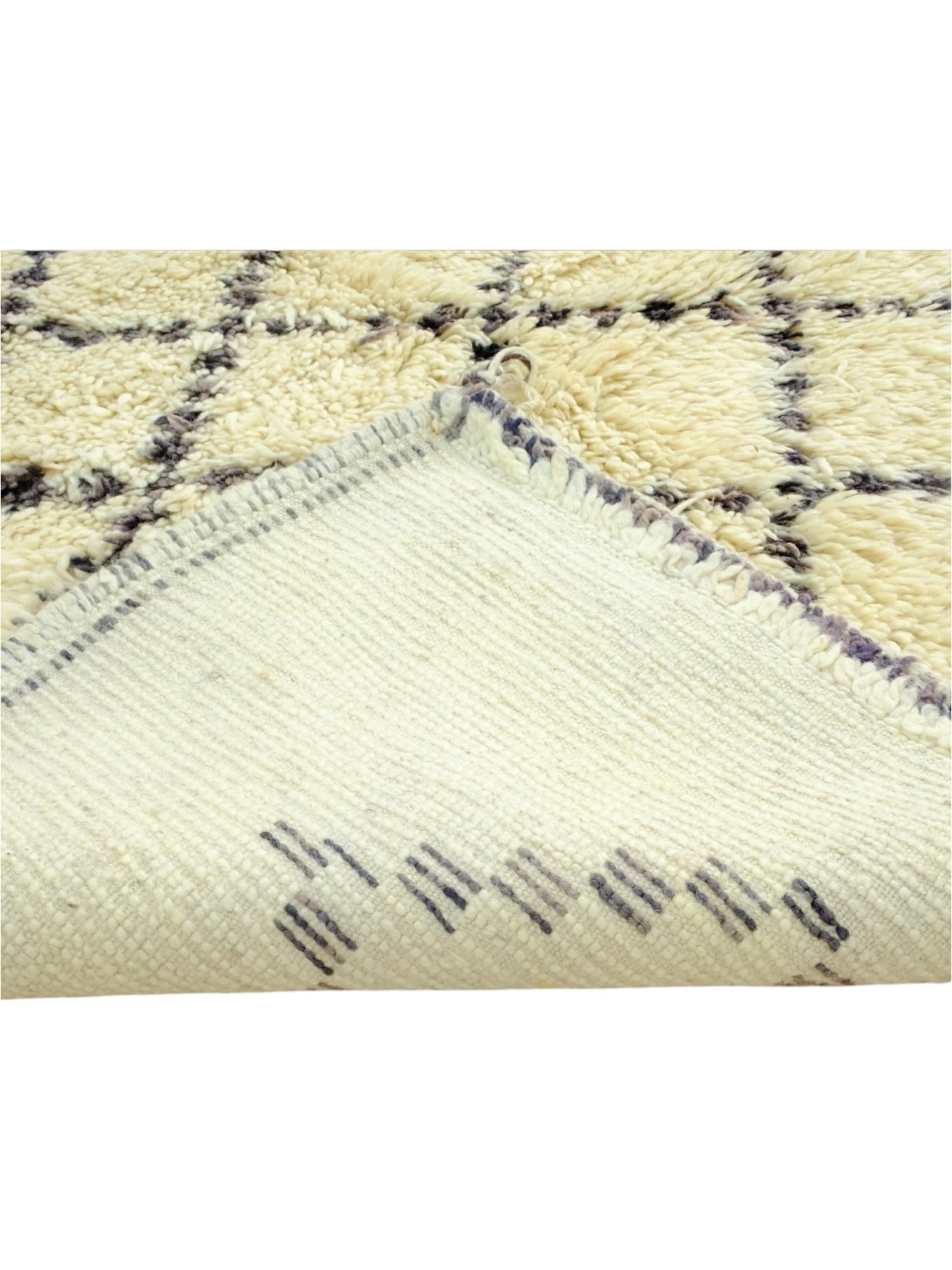 Vintage Moroccan Beni Ourain Rug | 274cm x 180cm - Beni Atlas