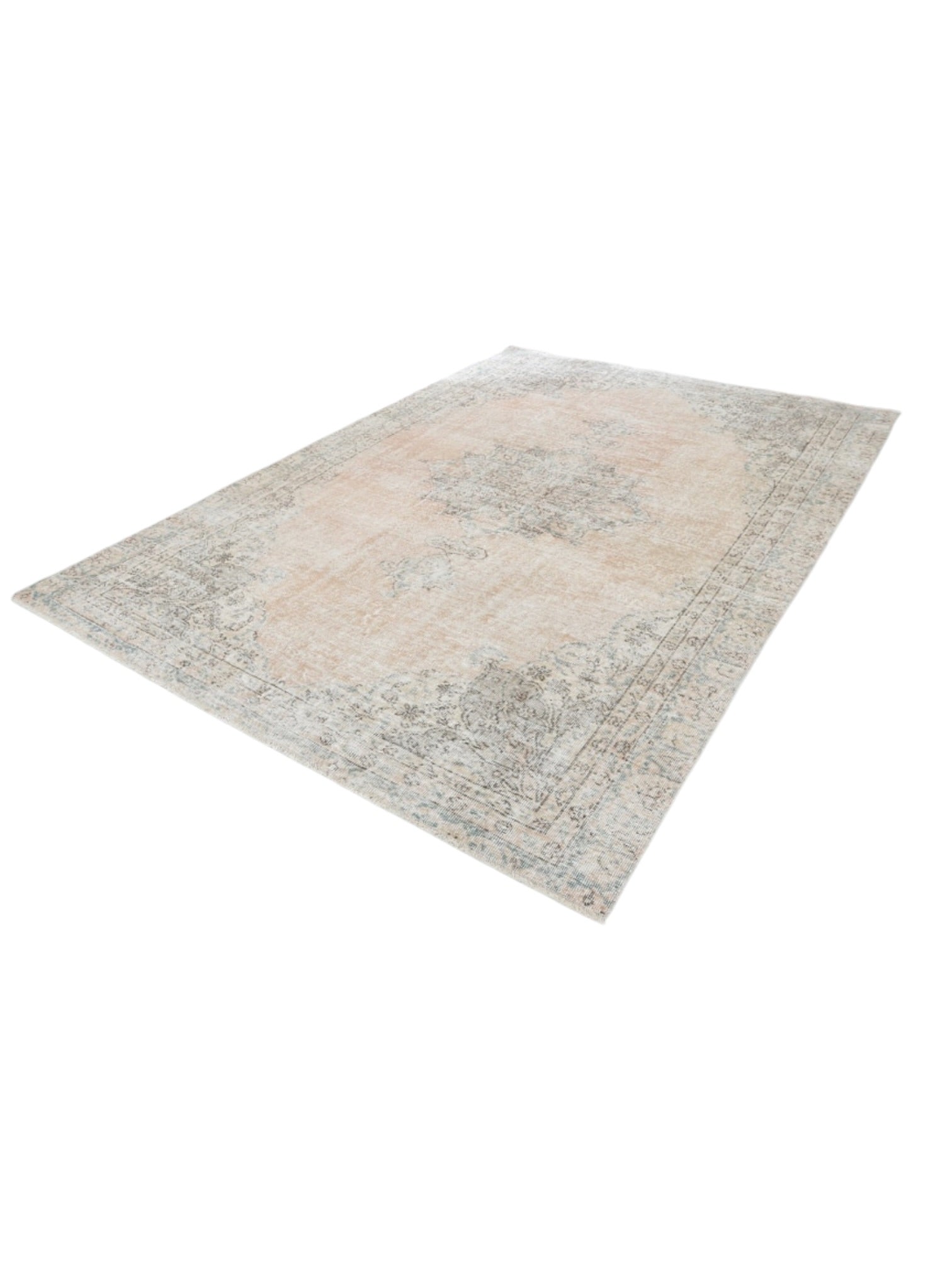 Rare Vintage Turkish Rug - Petal Bloom Oushak (300cm x 206cm)