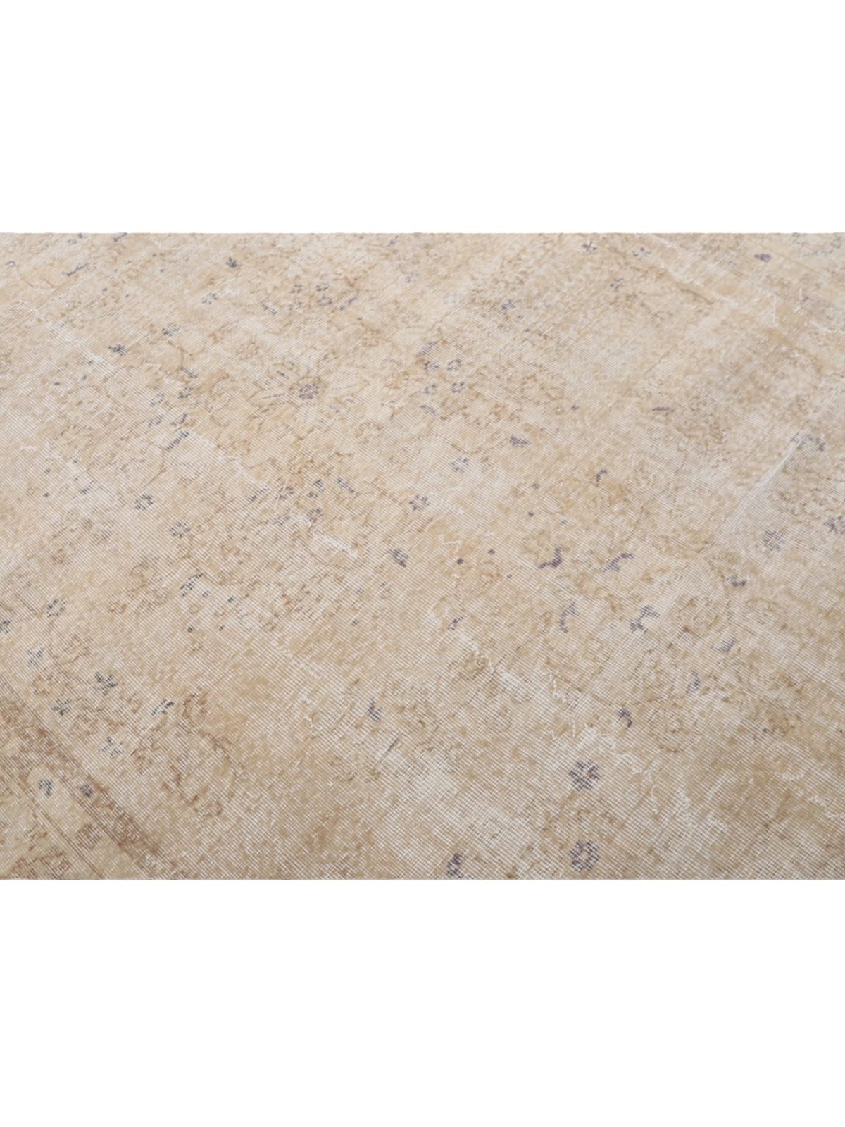 Vintage Turkish Rug - Champagne Garden Oushak (294cm x 201cm)
