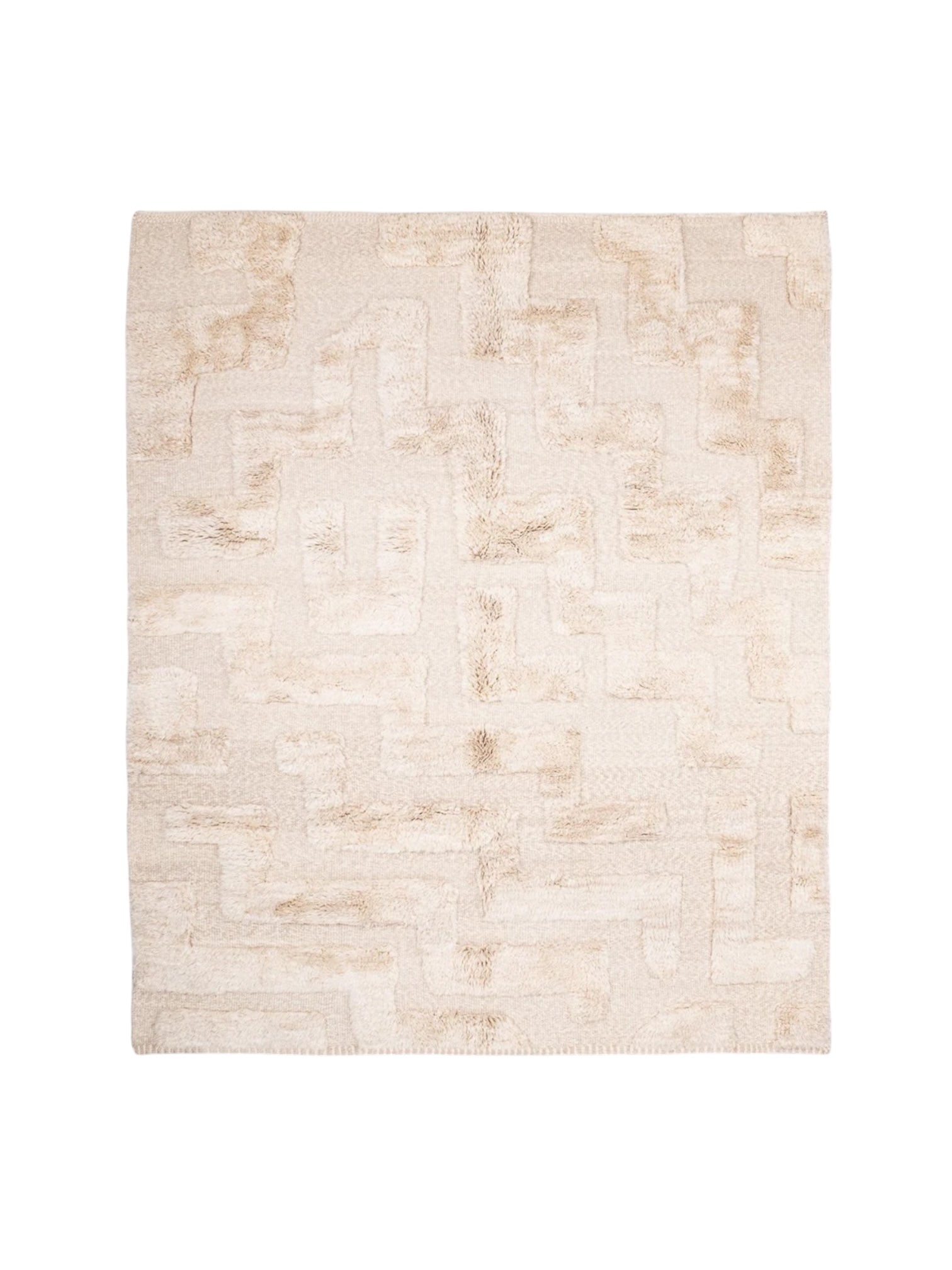 Contemporary Moroccan Rug | Castello - Soft Limestone
