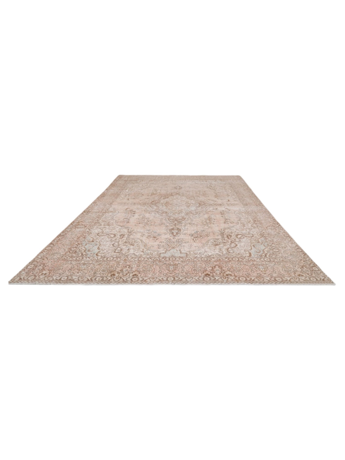 Rare 1950s Vintage Turkish Rug - Darling Bloom Oushak (390cm x 300cm)