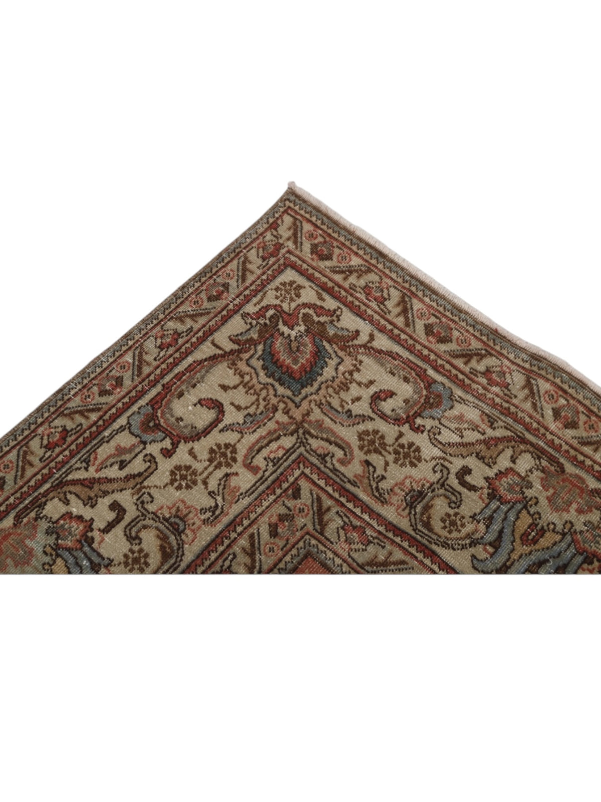 Rare 1960s Vintage Turkish Rug - Rose Garden Oushak (382cm x 295cm)
