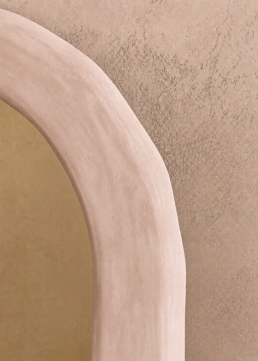 The Original Santorini Arch Mirror - Grand | Mallorca Pink Limewash