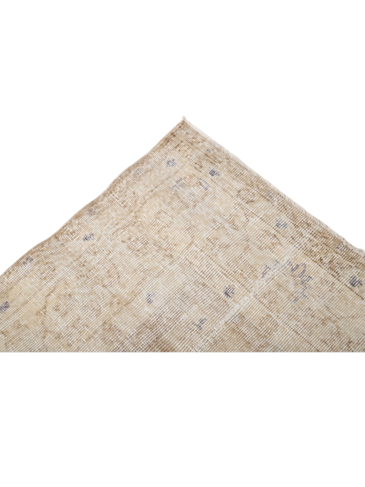 Vintage Turkish Rug - Champagne Garden Oushak (294cm x 201cm)