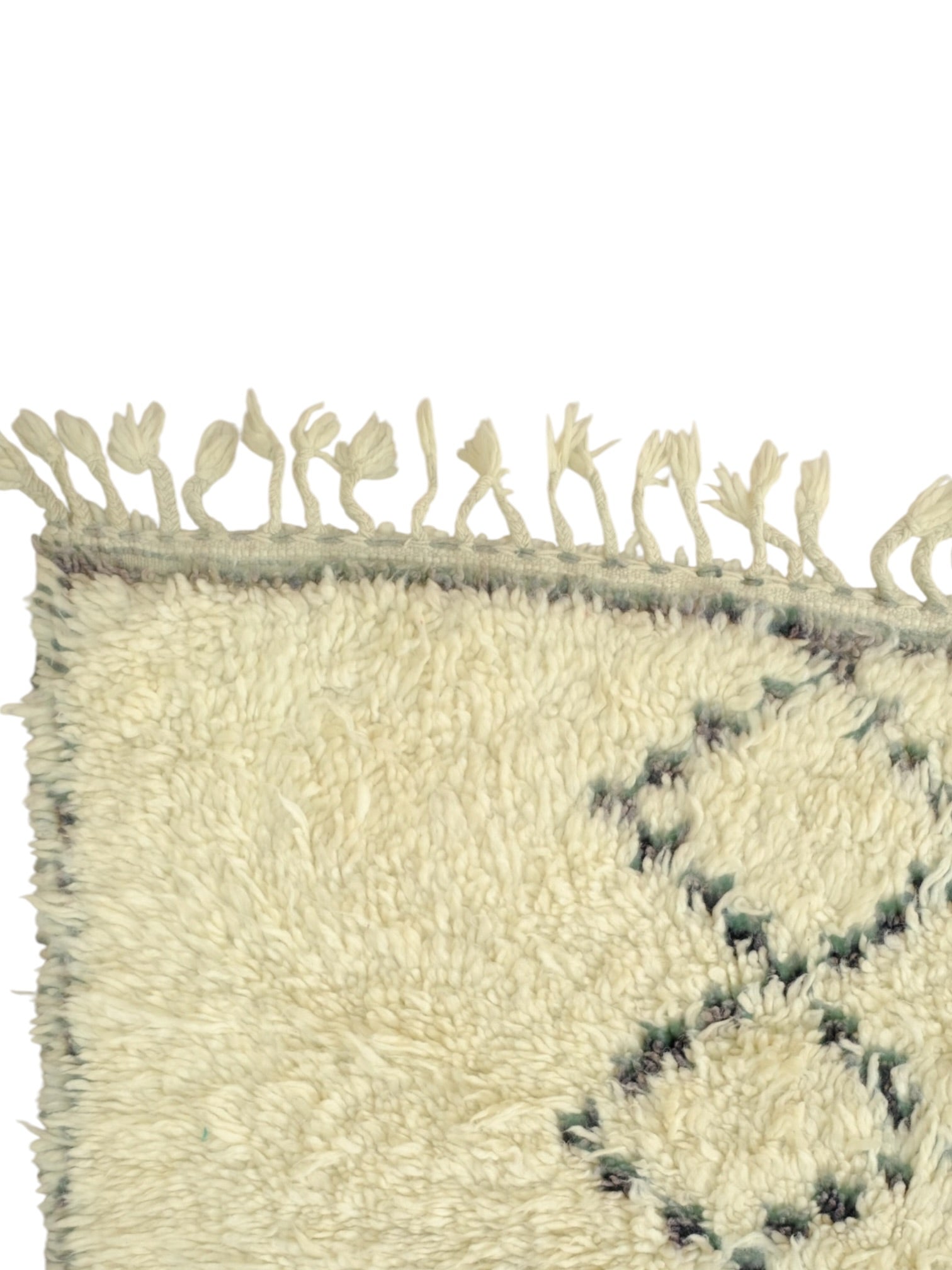 Vintage Moroccan Beni Ourain Rug | 274cm x 180cm - Beni Atlas