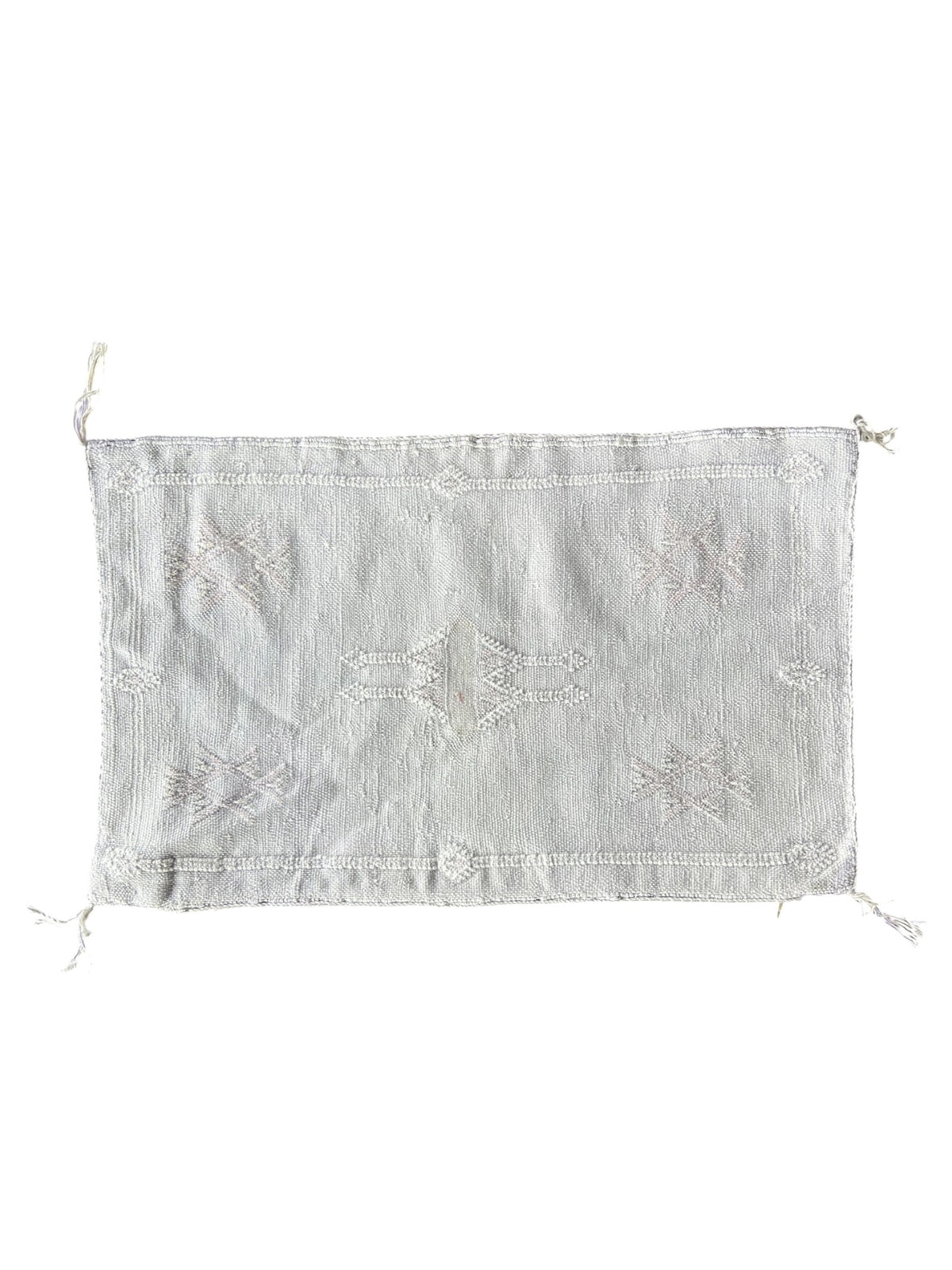 Cactus Silk Cushion - Mini Lumbar 45x60cm | Oyster