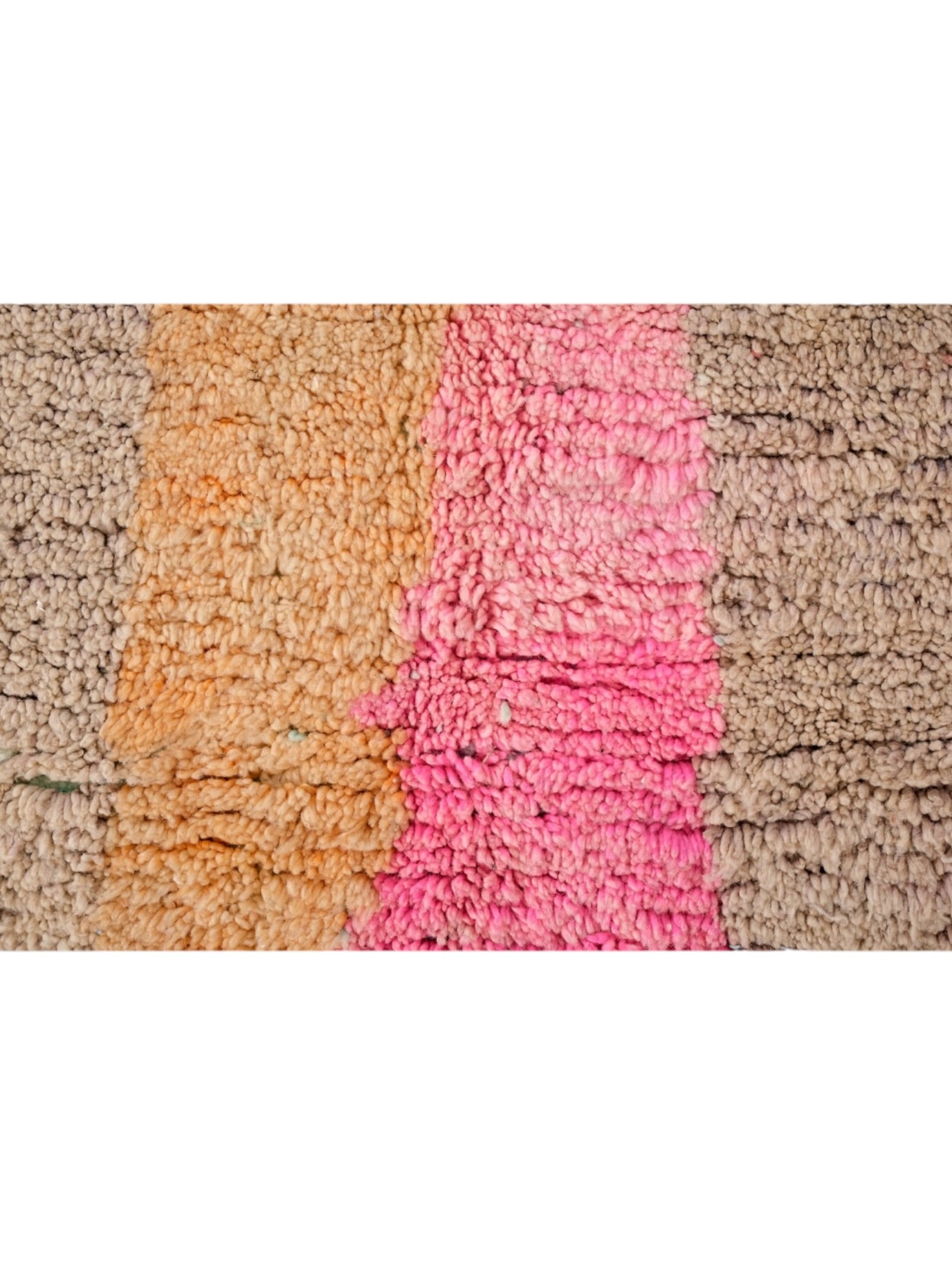 Vintage Moroccan Rug | 246cm x 153cm - Sorbet Boujaad