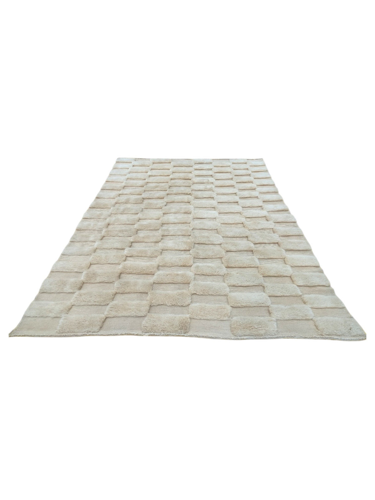 Moroccan Beni Mrirt Rug | 425cm x 302cm | Beni Sculpté - Ready Now