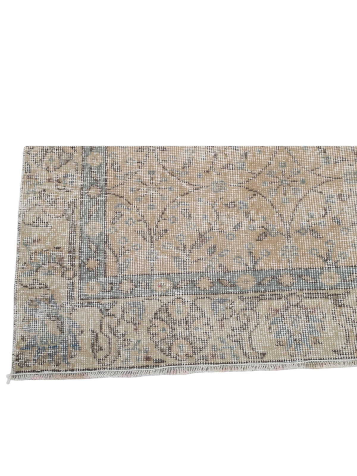 Vintage Turkish Oushak | Accent Rug - (193cm x 103cm)