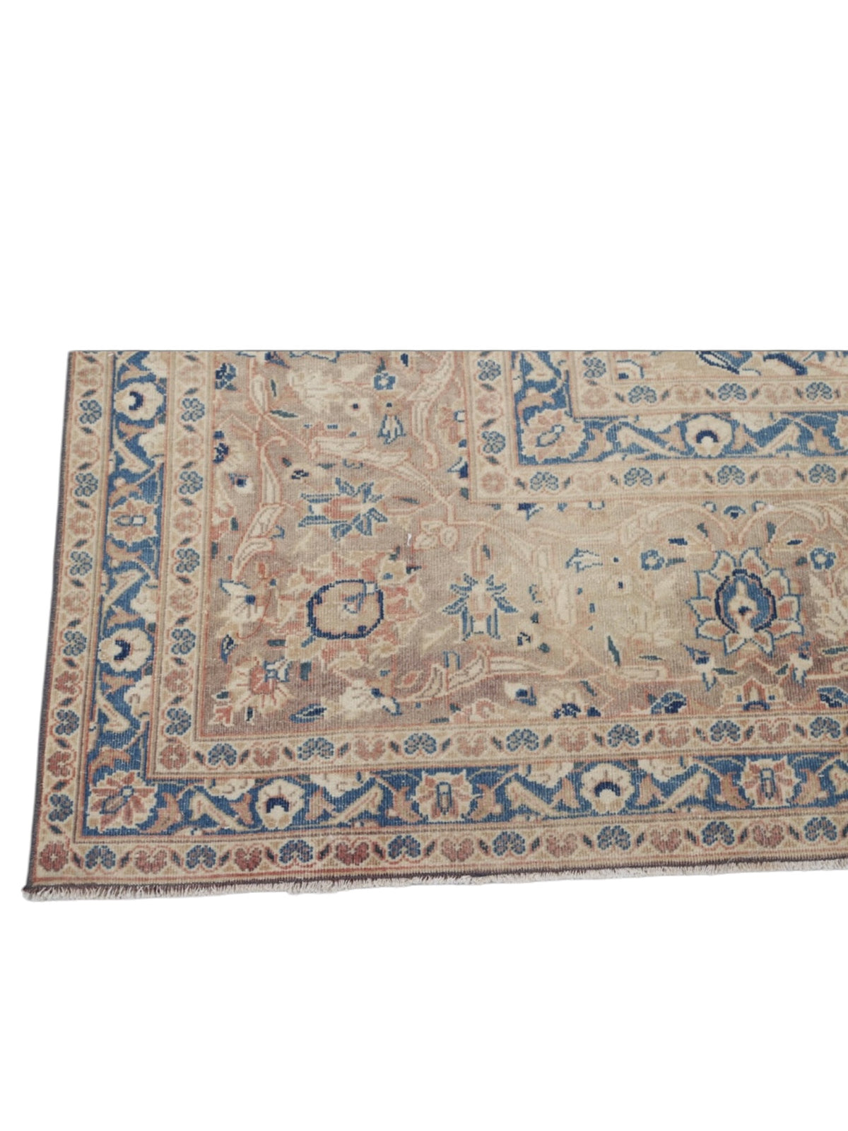 Rare 1950s Vintage Turkish Rug - Palazzo di Rosa Oushak (403cm x 288cm)
