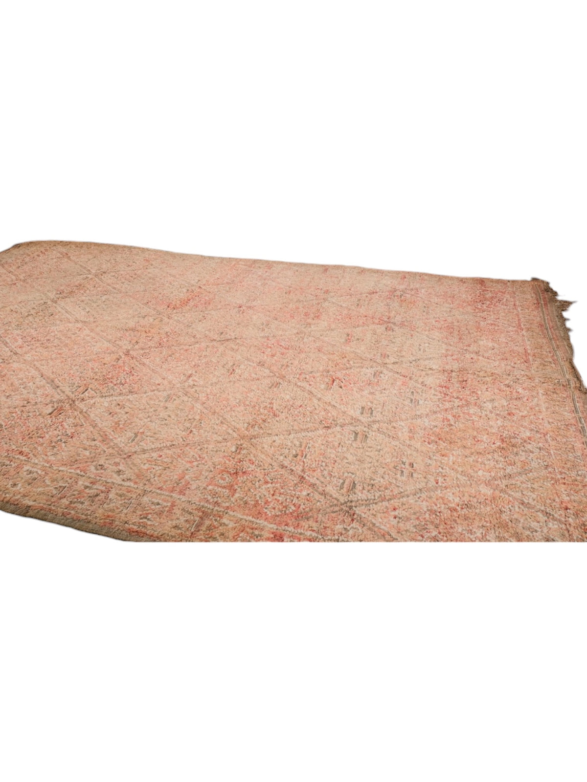 Vintage Moroccan Beni Mguild Rug | 325cm x 200cm - Blush Romance
