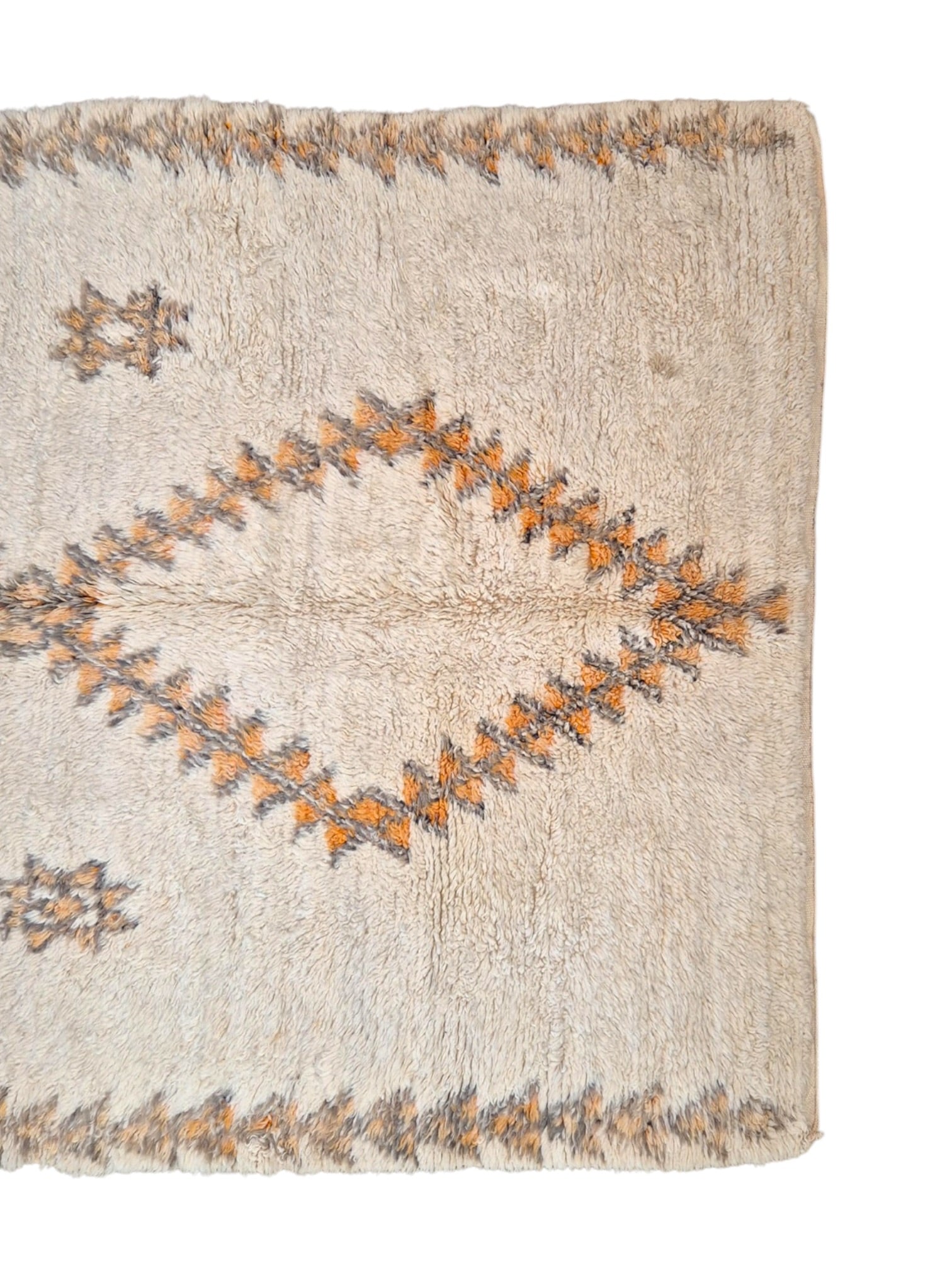 Vintage Moroccan Beni Ourain Rug | 267cm x 167cm - Beni Snow