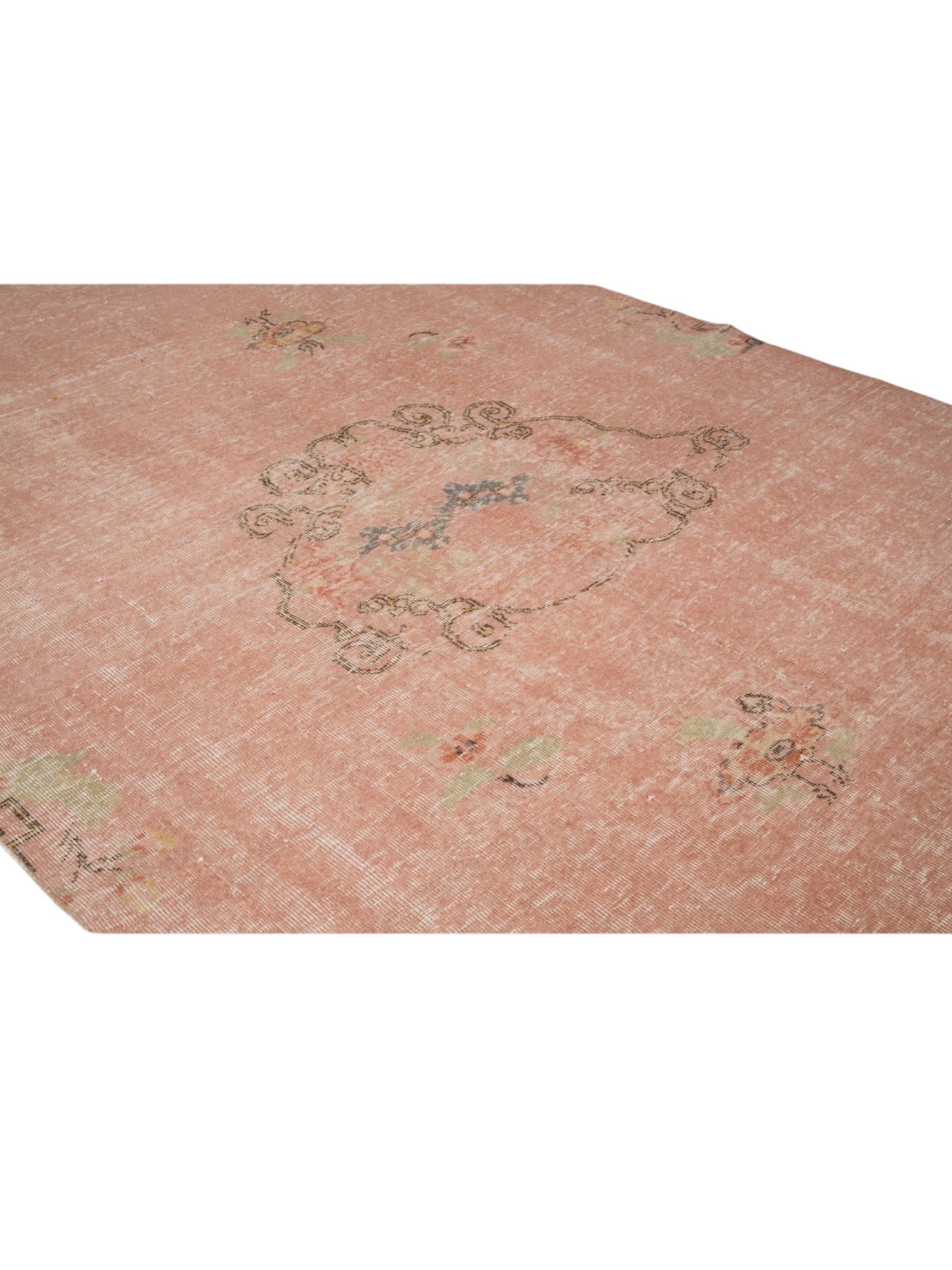 Vintage Turkish Rug - Rosewater Oushak (262cm x 178cm)