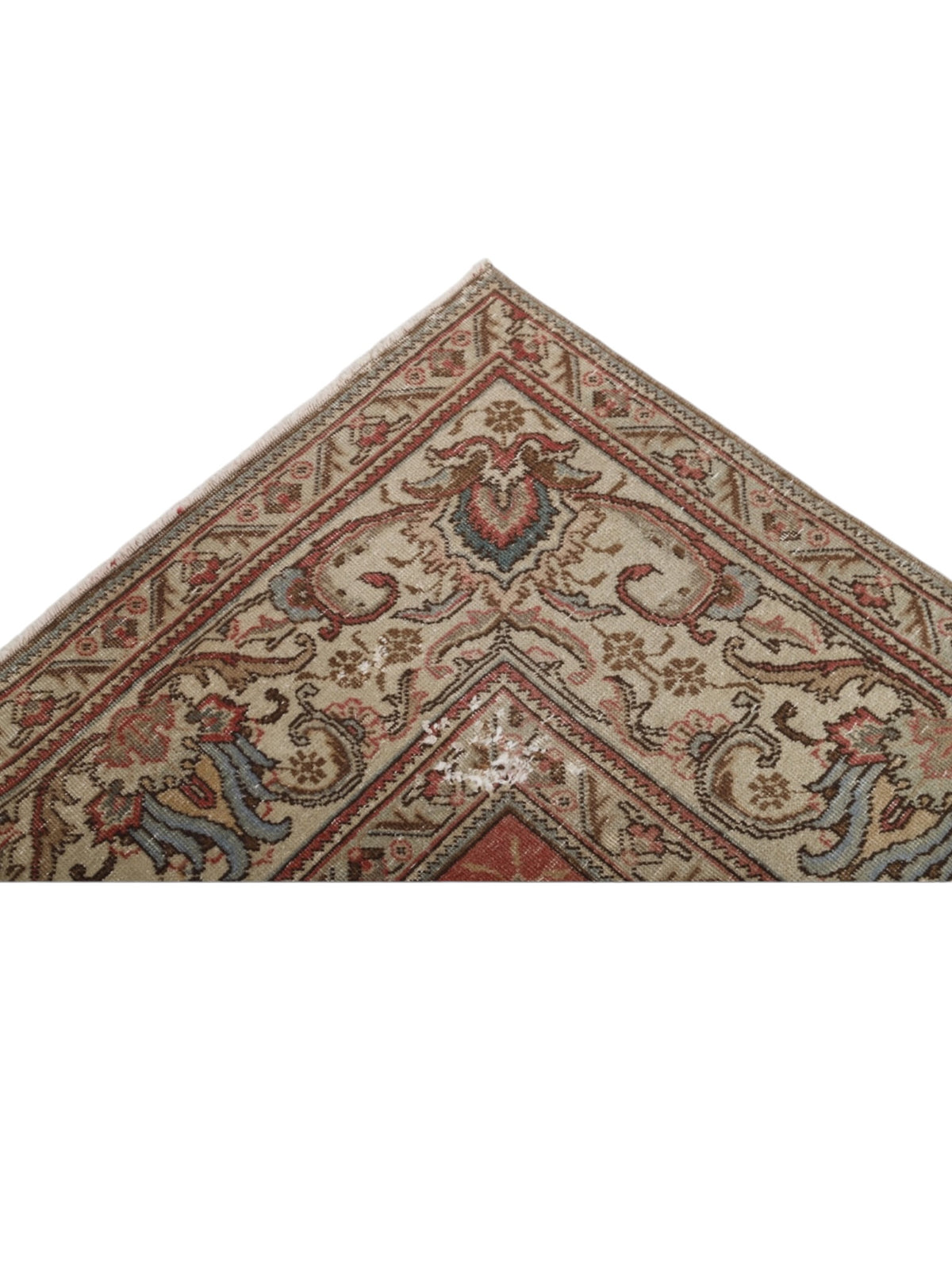 Rare 1960s Vintage Turkish Rug - Rose Garden Oushak (382cm x 295cm)