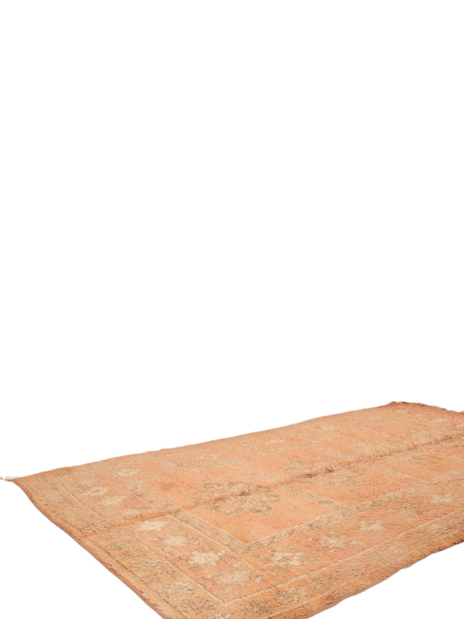 Rare Vintage Moroccan Rug | 288cm x 171cm - Peach Manor Boujaad
