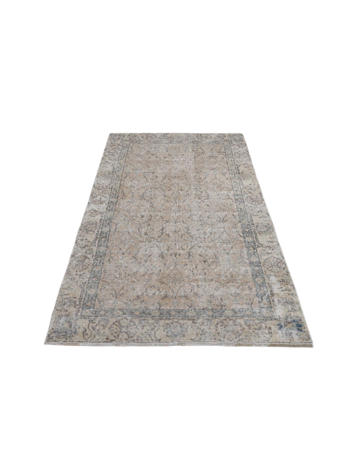 Vintage Turkish Oushak | Accent Rug - (193cm x 103cm)