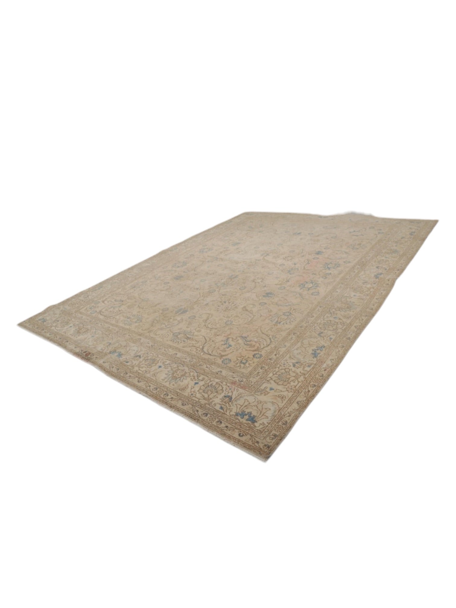 Rare Vintage Turkish Rug - Snowdrop Oushak (390 cm x 293 cm)