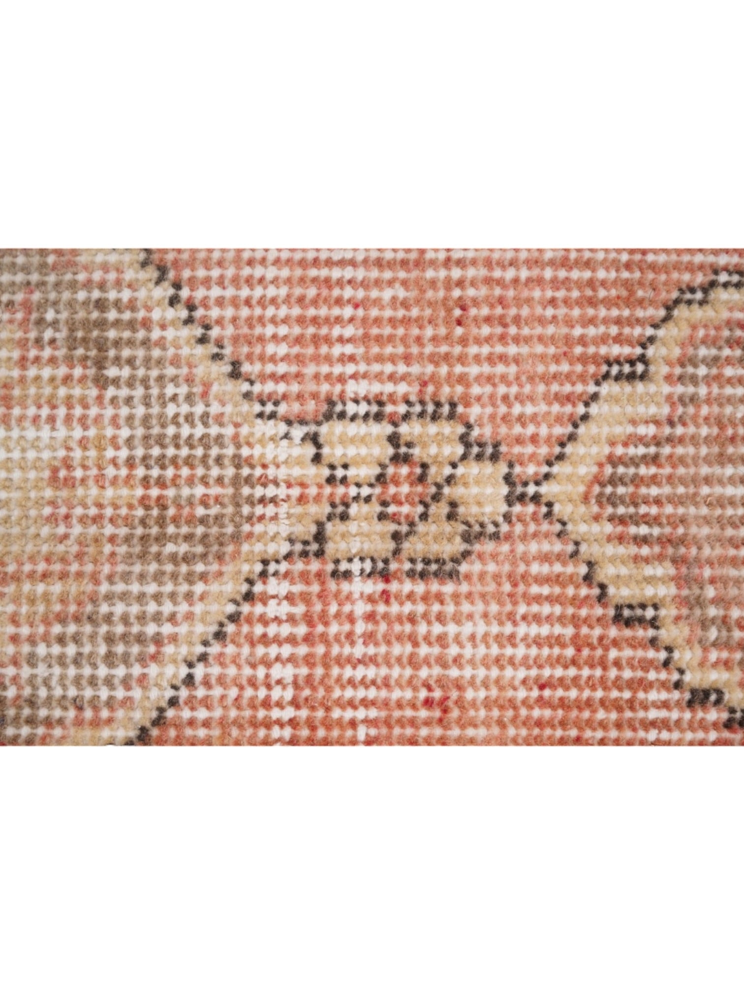 Vintage Turkish Rug - Terracotta Bloom Oushak (245cm x 125cm)