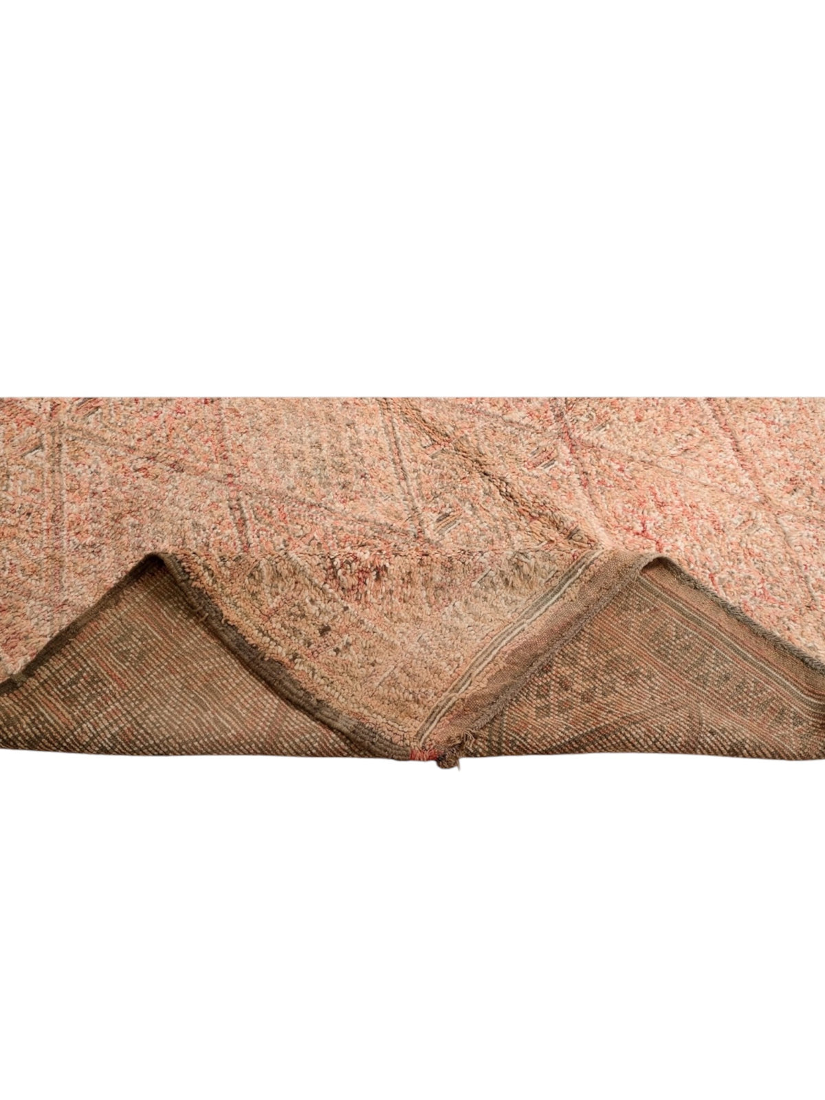 Vintage Moroccan Beni Mguild Rug | 325cm x 200cm - Blush Romance