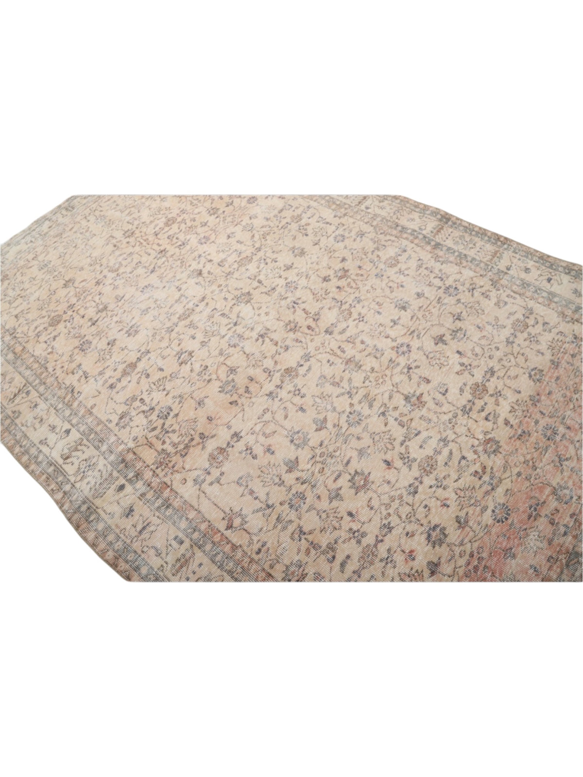 Vintage Turkish Rug - Bluebird Beauty Oushak (301cm x 205cm)