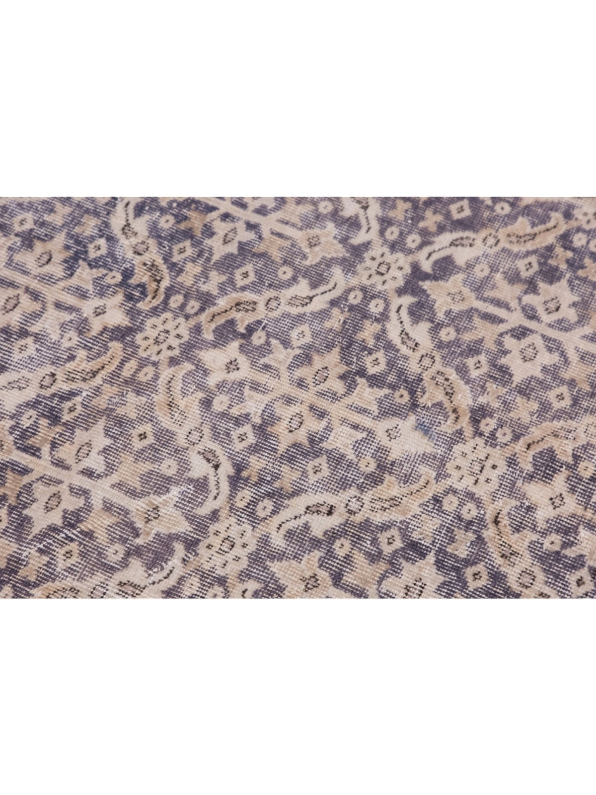Vintage Turkish Rug | Blue Reverie Oushak - (192cm x 116cm)