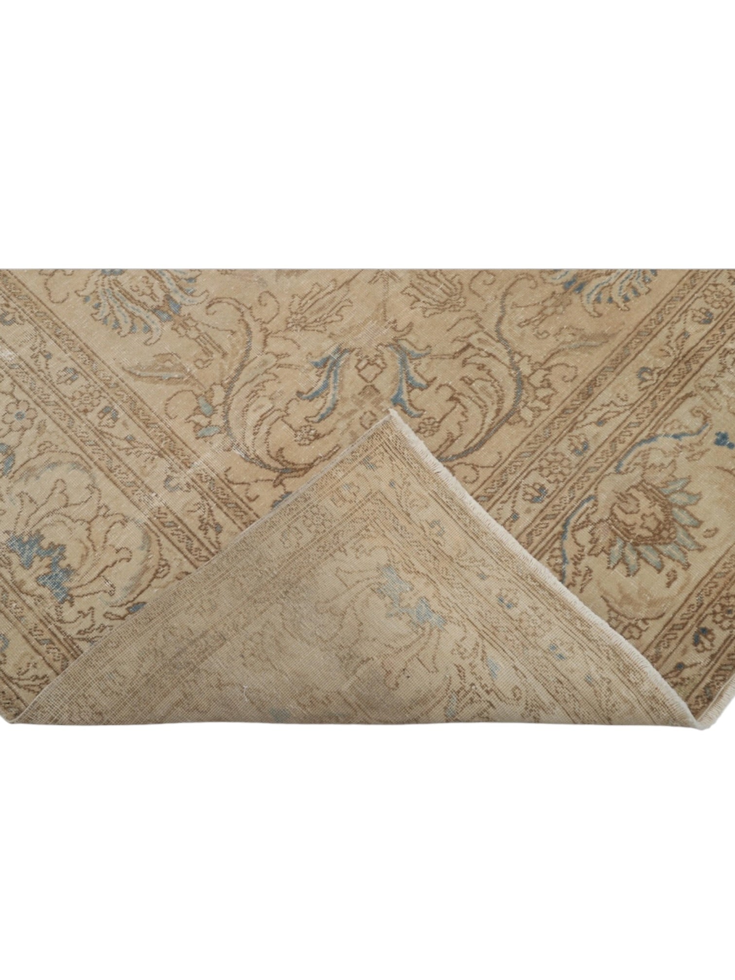Rare Vintage Turkish Rug - Snowdrop Oushak (390 cm x 293 cm)