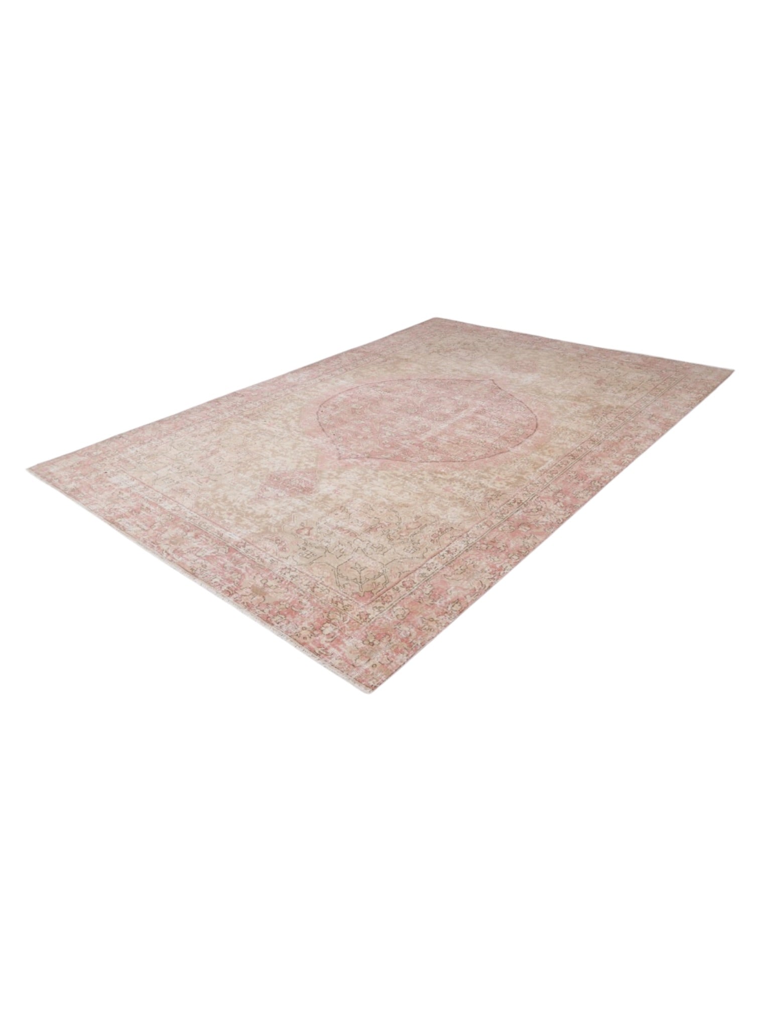 Vintage Turkish Rug - Rose Bloom Oushak (325cm x 225cm)