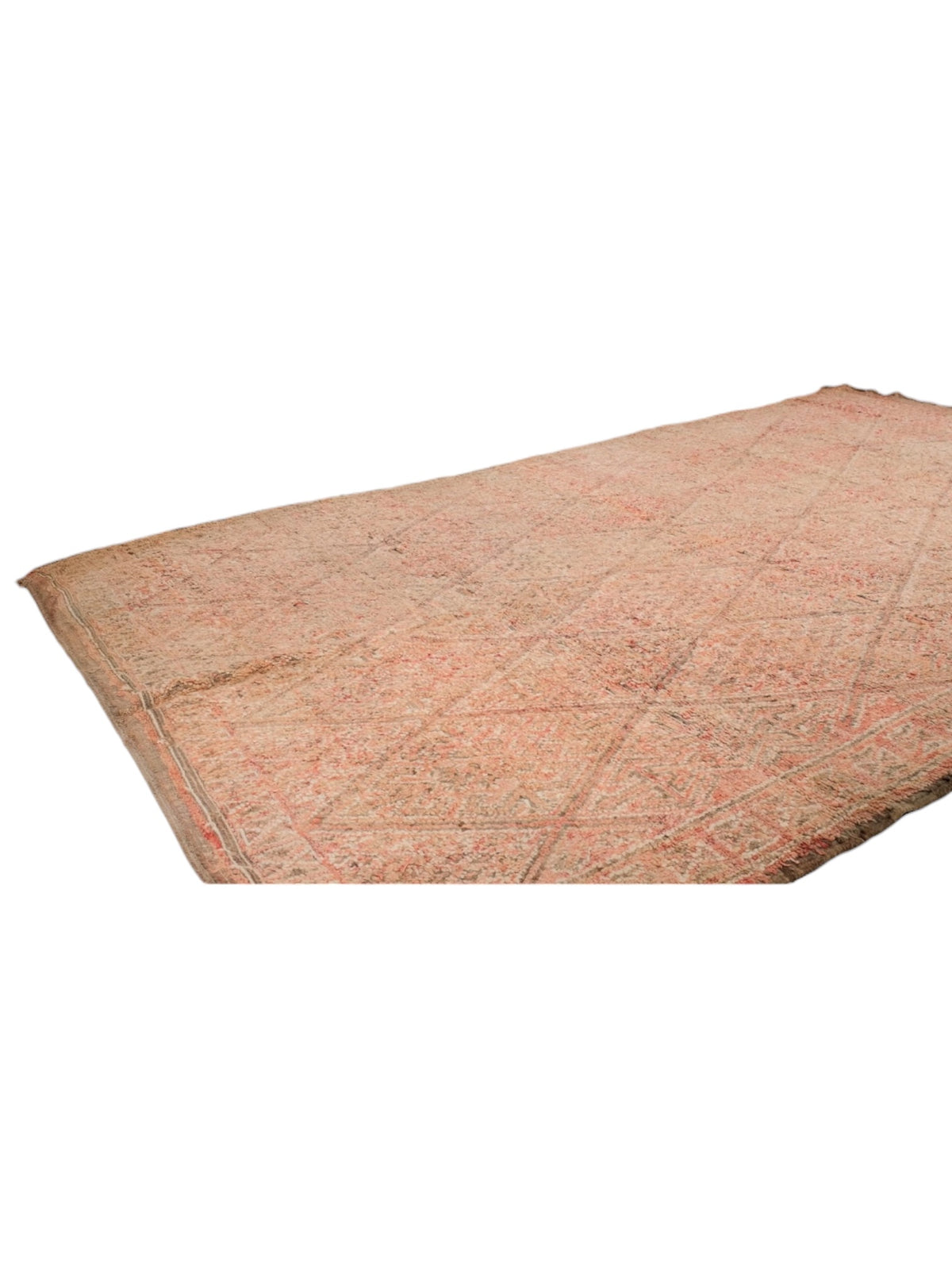 Vintage Moroccan Beni Mguild Rug | 325cm x 200cm - Blush Romance