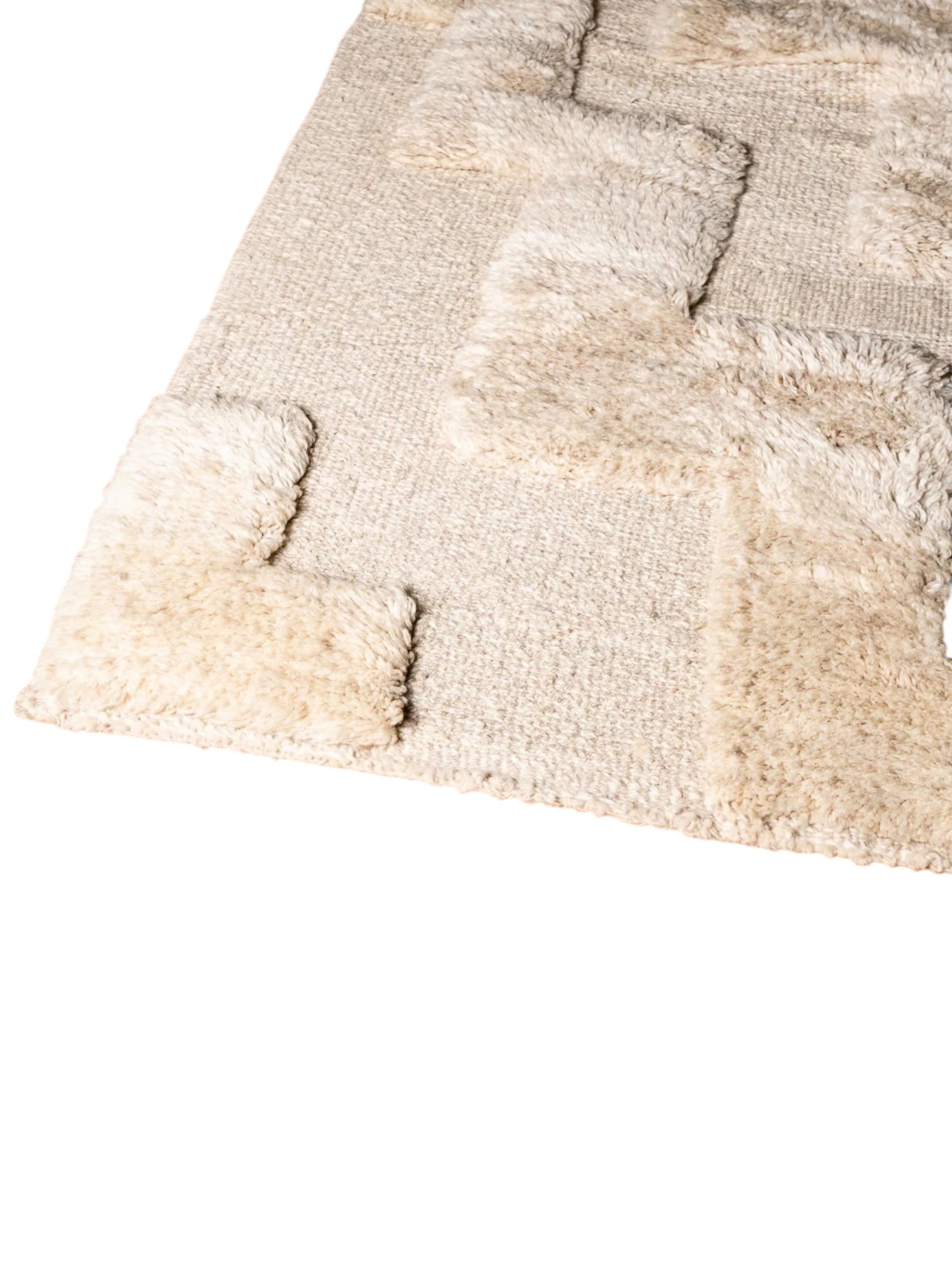 Contemporary Moroccan Rug | Castello - Soft Limestone