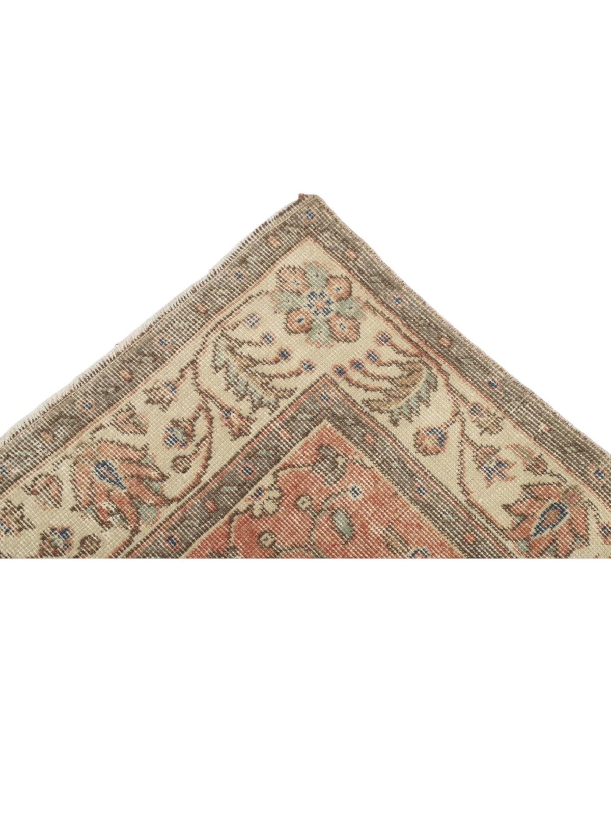 Vintage Turkish Oushak | Accent Rug - (211cm x 115cm)