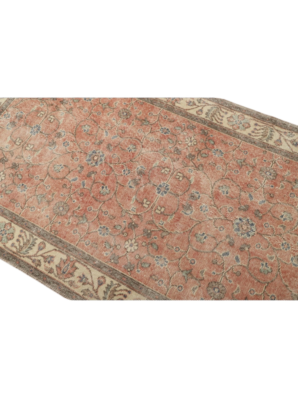 Vintage Turkish Oushak | Accent Rug - (211cm x 115cm)