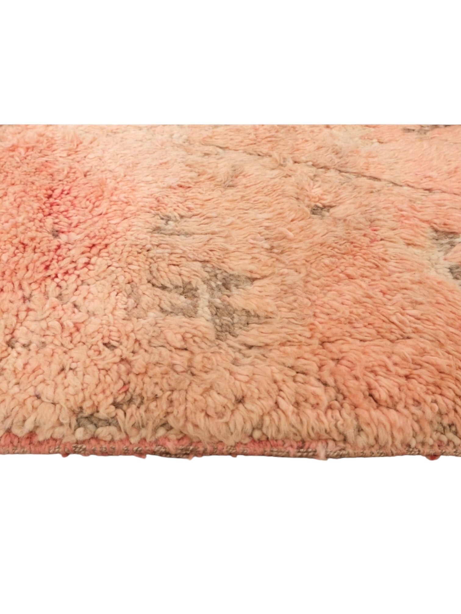 Vintage Moroccan Rug | 380cm x 194cm - Pinky Peach Boujaad