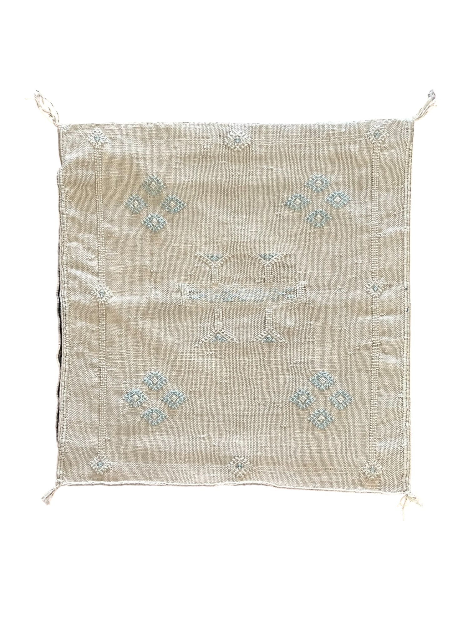 Moroccan Cactus Silk 50x50cm | Oat