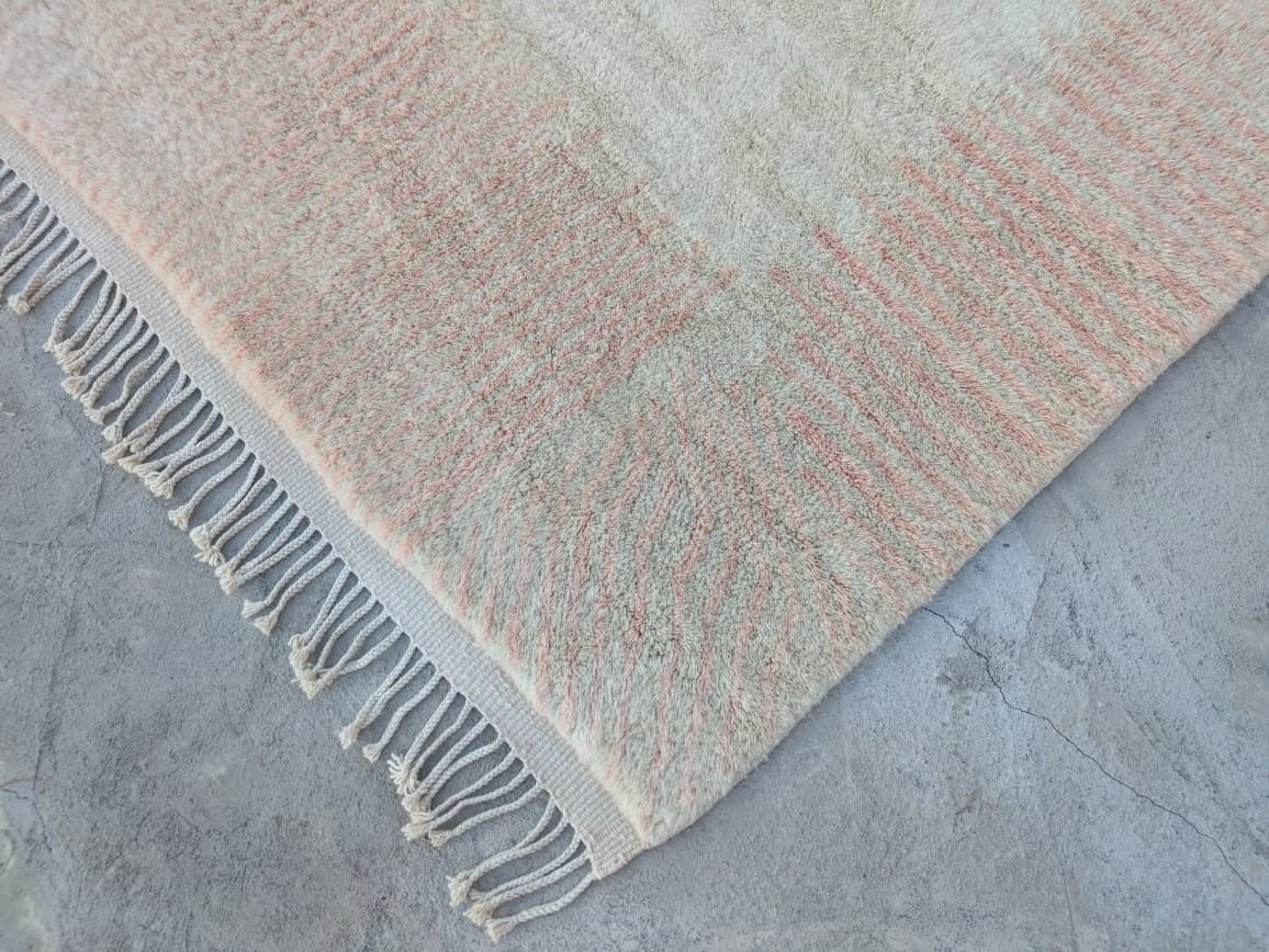 Beni Blush | Moroccan Beni Mrirt Rug | 430cm x 400cm | Ready Now