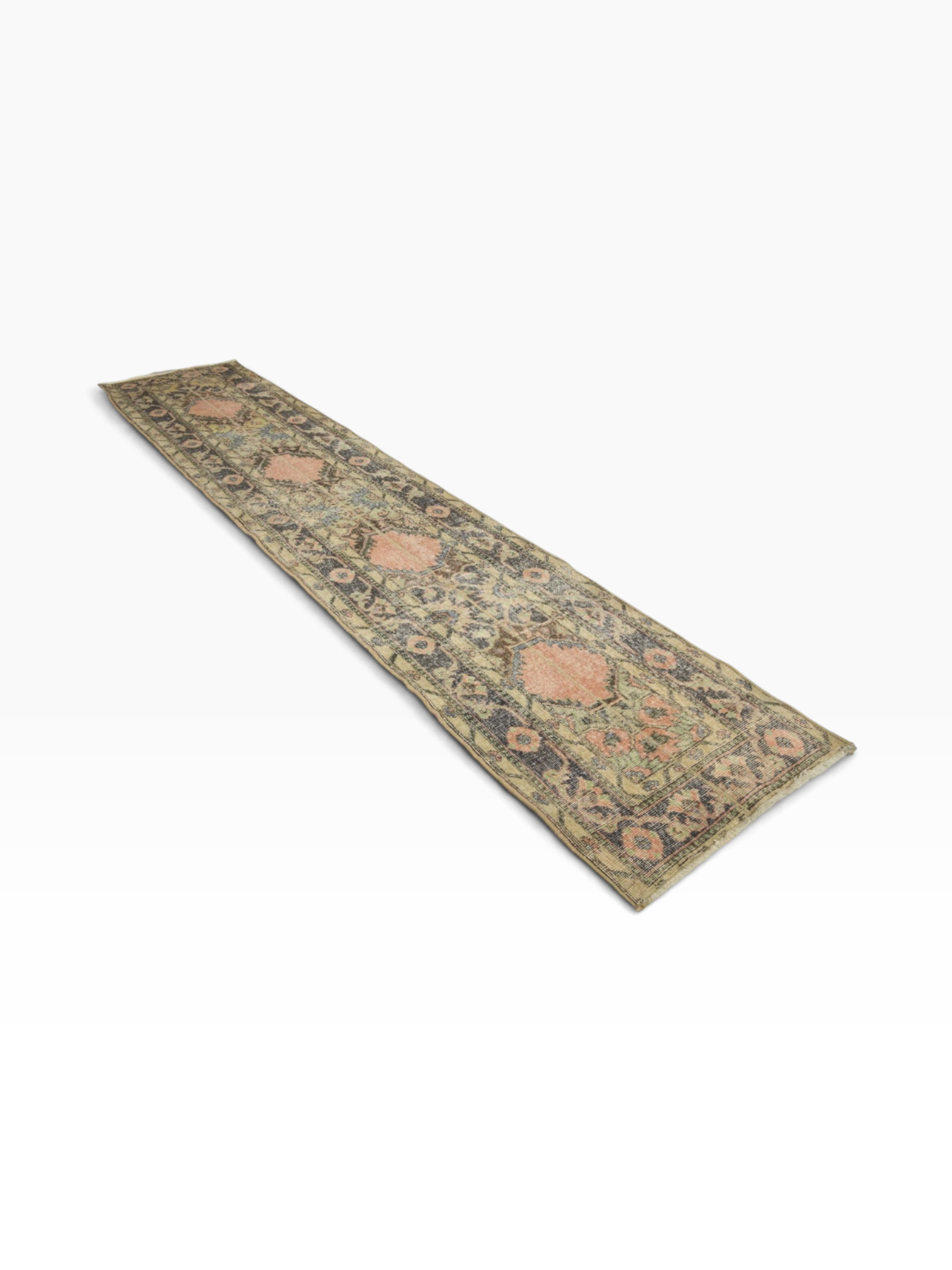 Rare Vintage Turkish Runner - J’adore Oushak (316cm x 67cm)