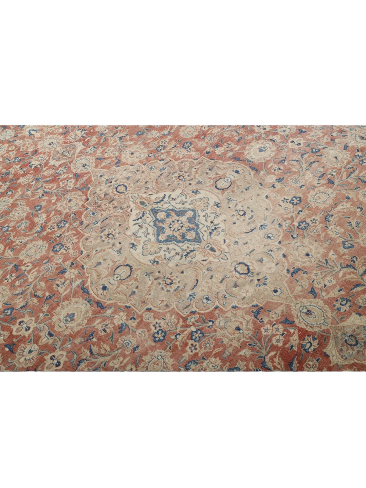 Rare 1950s Vintage Turkish Rug - Palazzo di Rosa Oushak (403cm x 288cm)