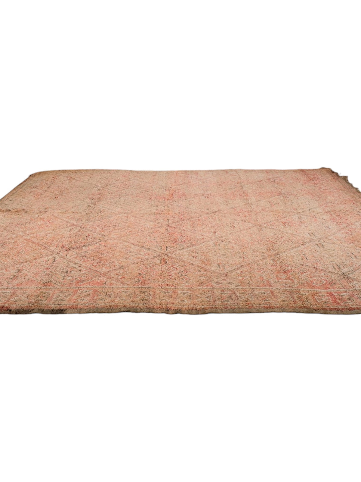 Vintage Moroccan Beni Mguild Rug | 325cm x 200cm - Blush Romance
