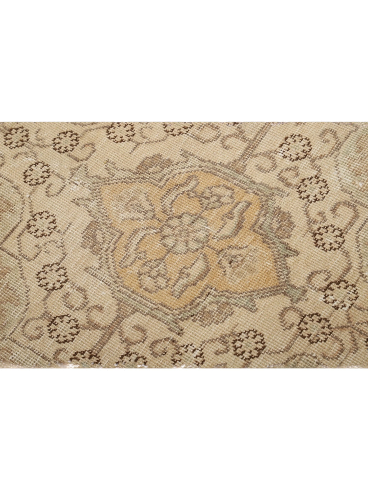 Rare 1950s Vintage Turkish Rug | Garden in the Sun Oushak - (380cm x 291cm)