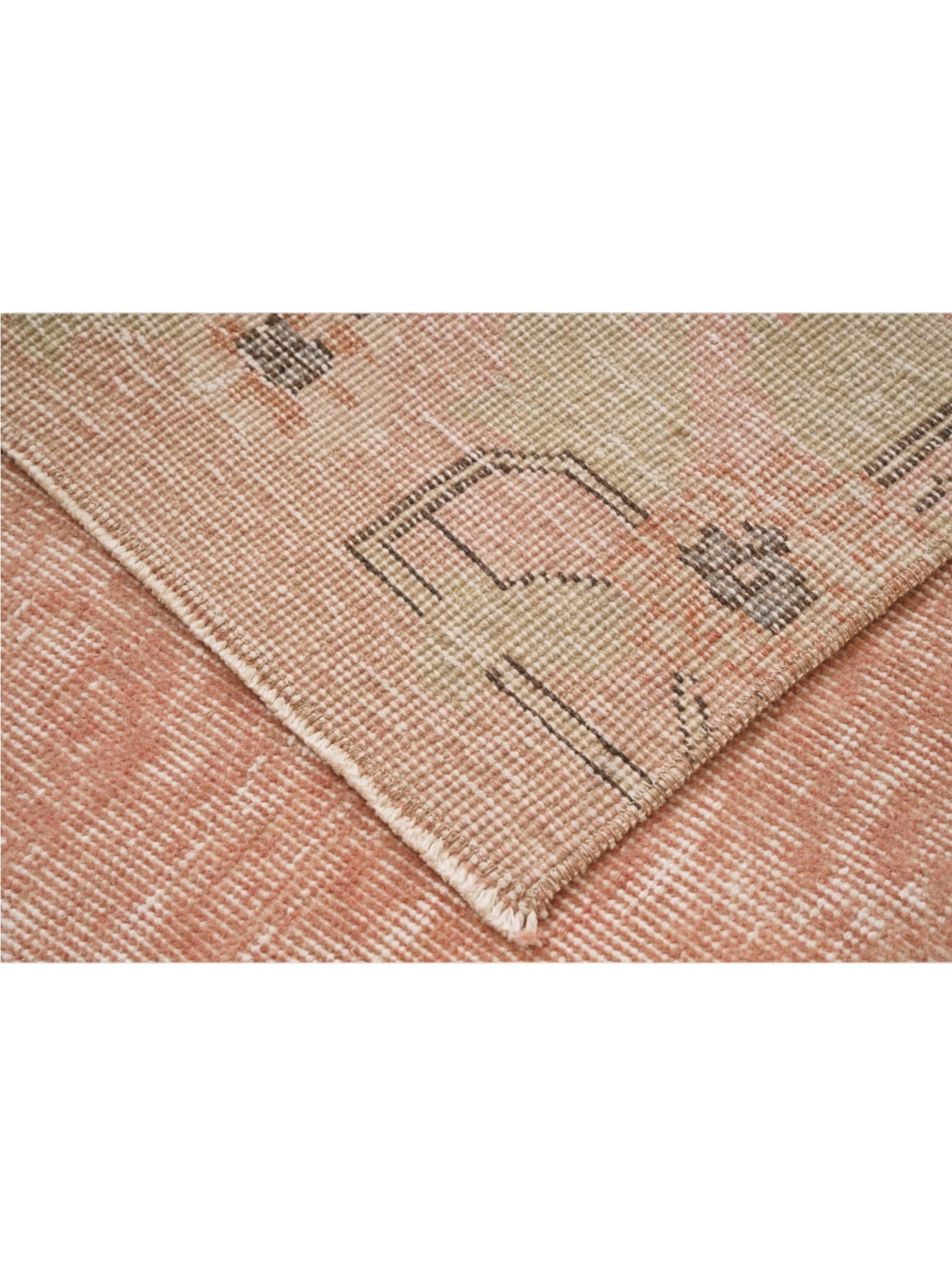 Vintage Turkish Rug - Rosewater Oushak (262cm x 178cm)