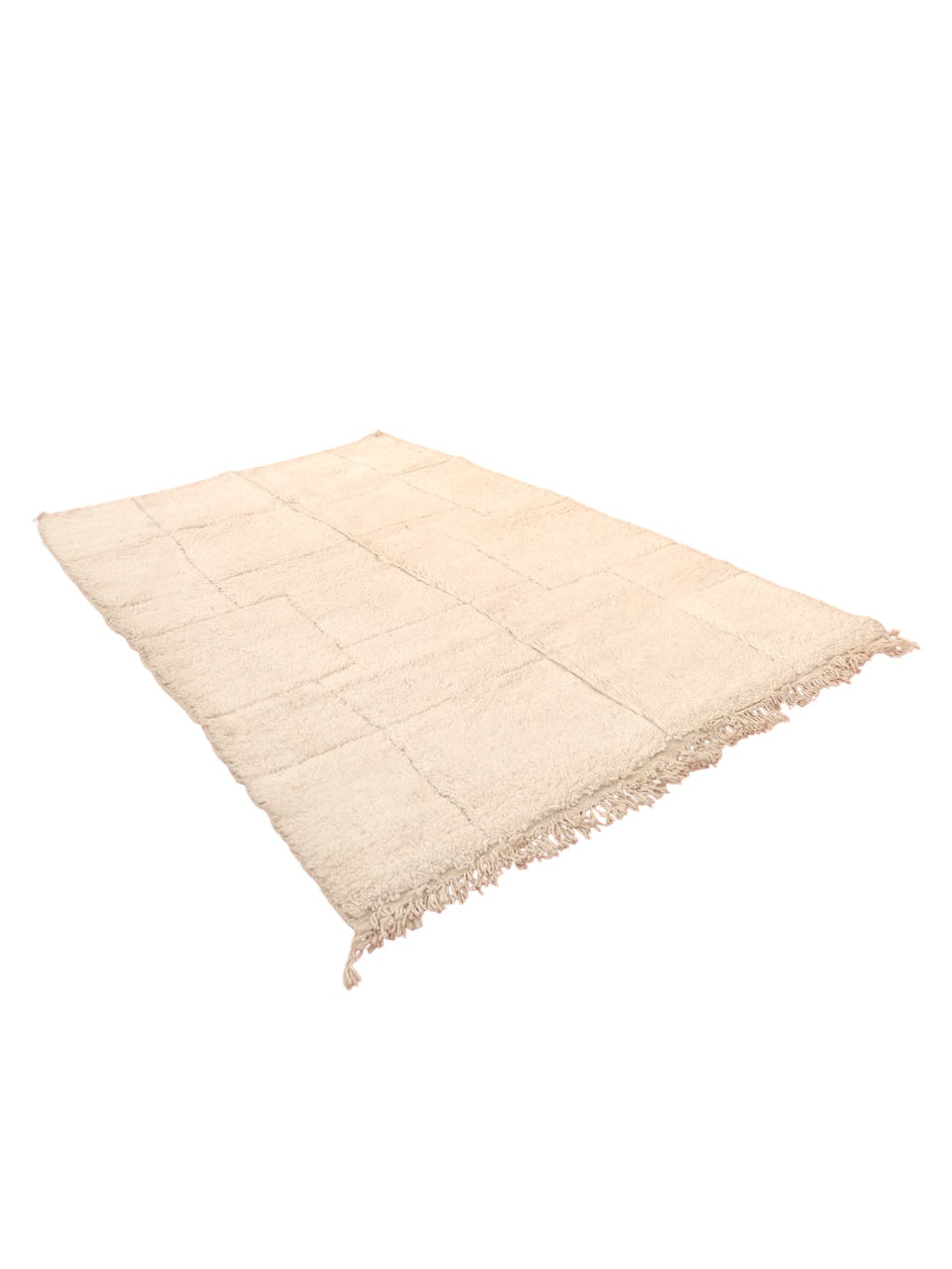 Original Moroccan Beni Ourain Wool Rug - Léora 09 ( 240cm x 170cm )