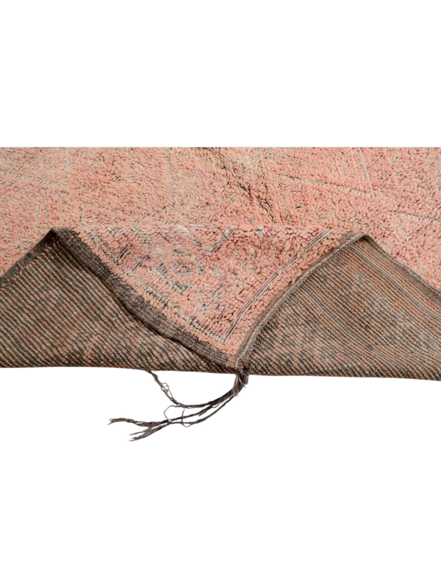 Vintage Moroccan Beni Mguild Rug | 280cm x 204cm - Blush Romance
